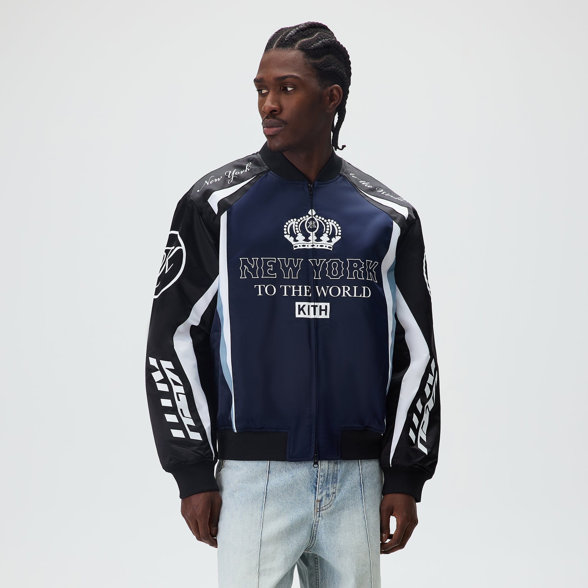 Kith Roy Racing Nylon Bomber Jacket - Nocturnal – Kith Europe