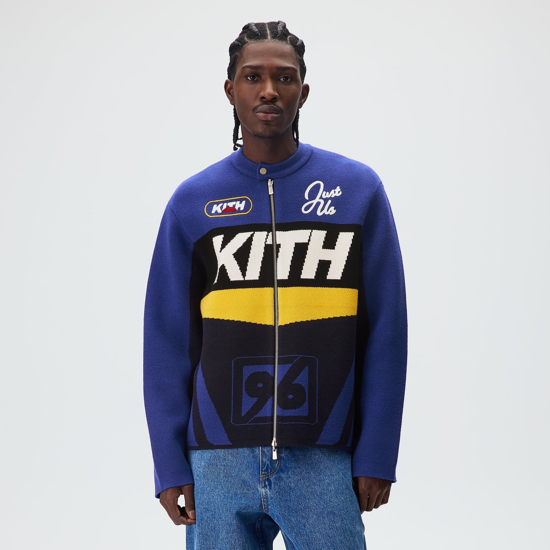 Kith Knit Moto Full Zip Jacket - Current - PH