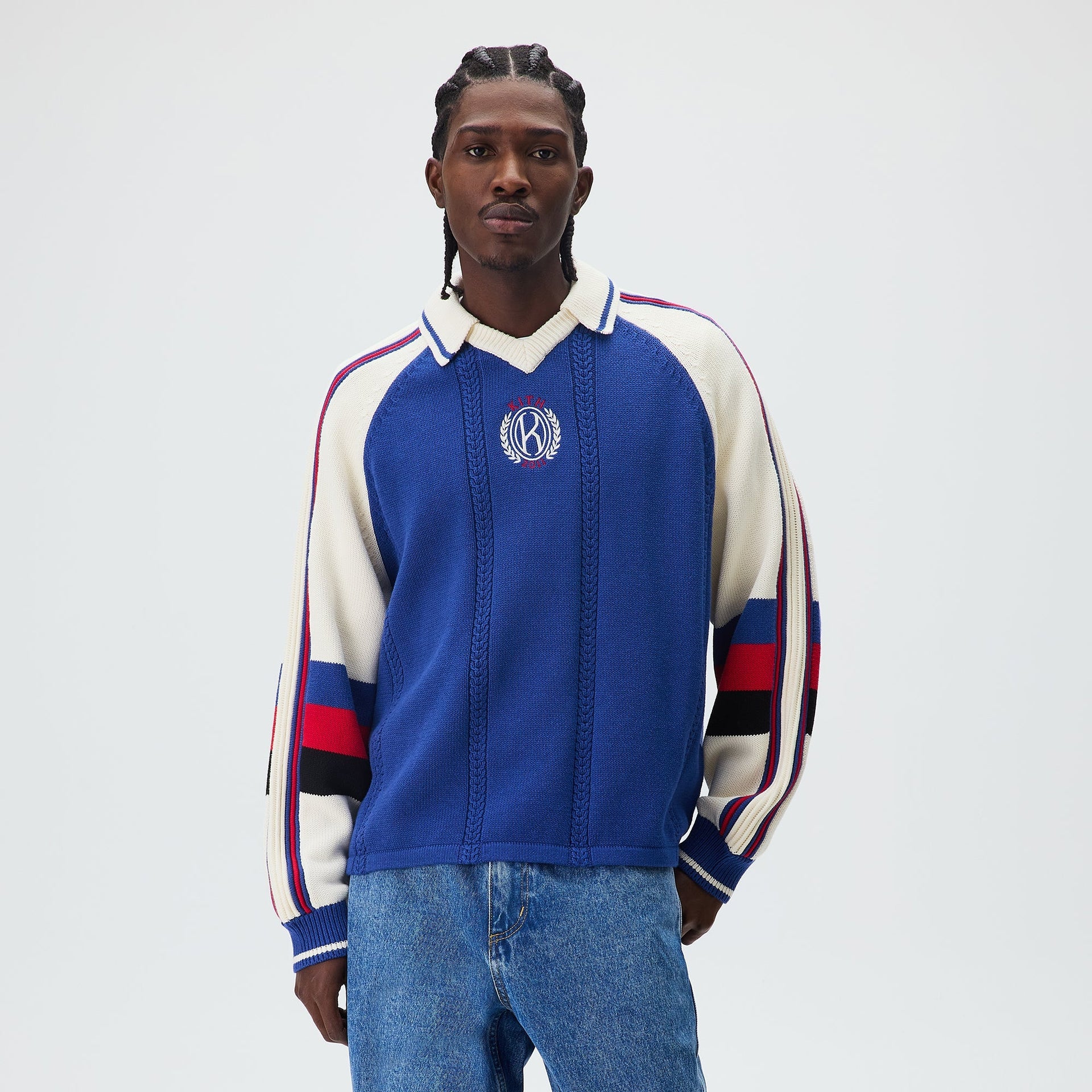 Kith Wagner Long Sleeve Soccer Sweater - Current