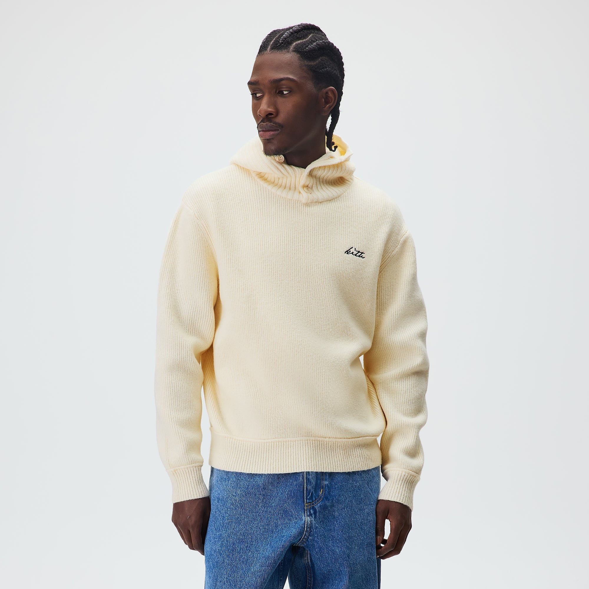Kith Lucero Knit Hoodie - Sandrift – Kith Europe