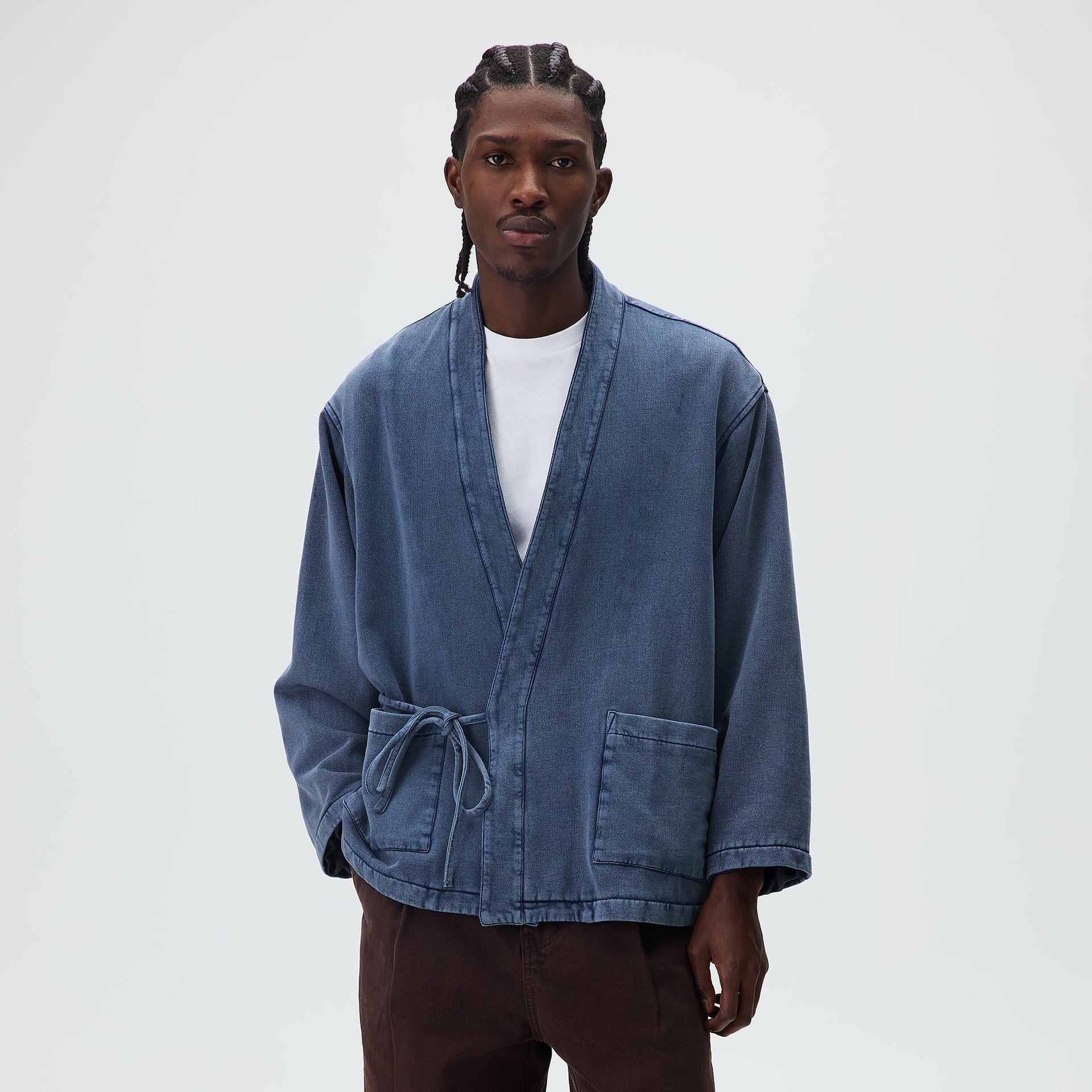 Kith Indigo Fleece Karter Gi Jacket - Vast