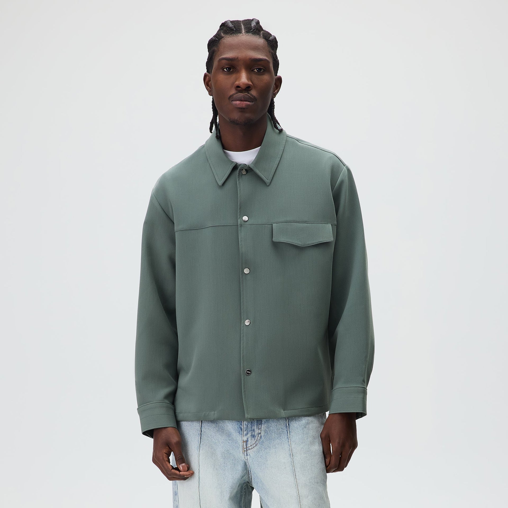Kith Midweight Double Weave Montague Shirt - Court - PH