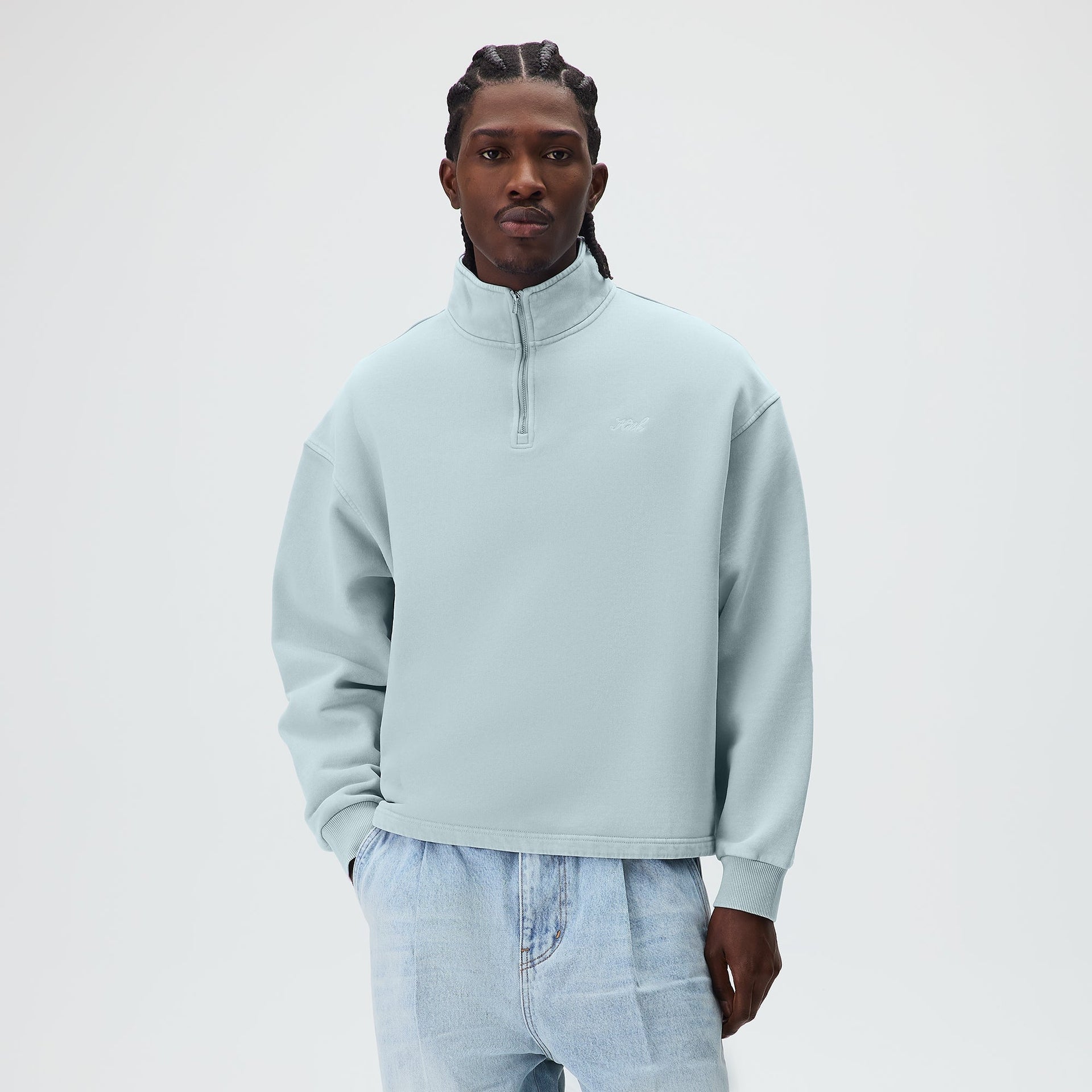 Kith Snow Washed Nelson Quarter Zip - Presence - PH
