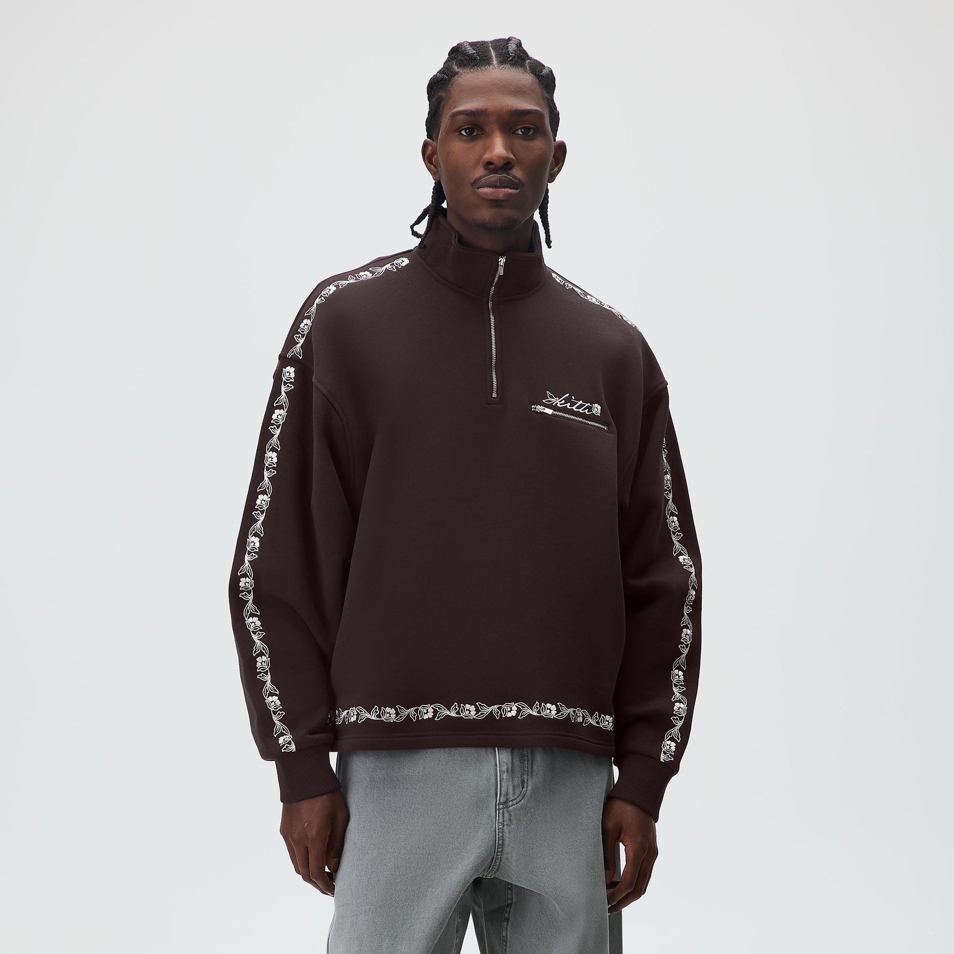 Kith Floral Queensbridge Quarter Zip - Incognito - PH