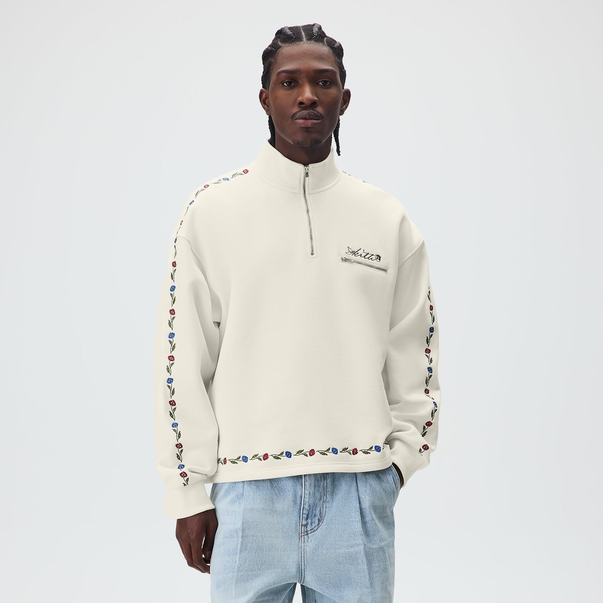 Kith Floral Queensbridge Quarter Zip - Silk - PH