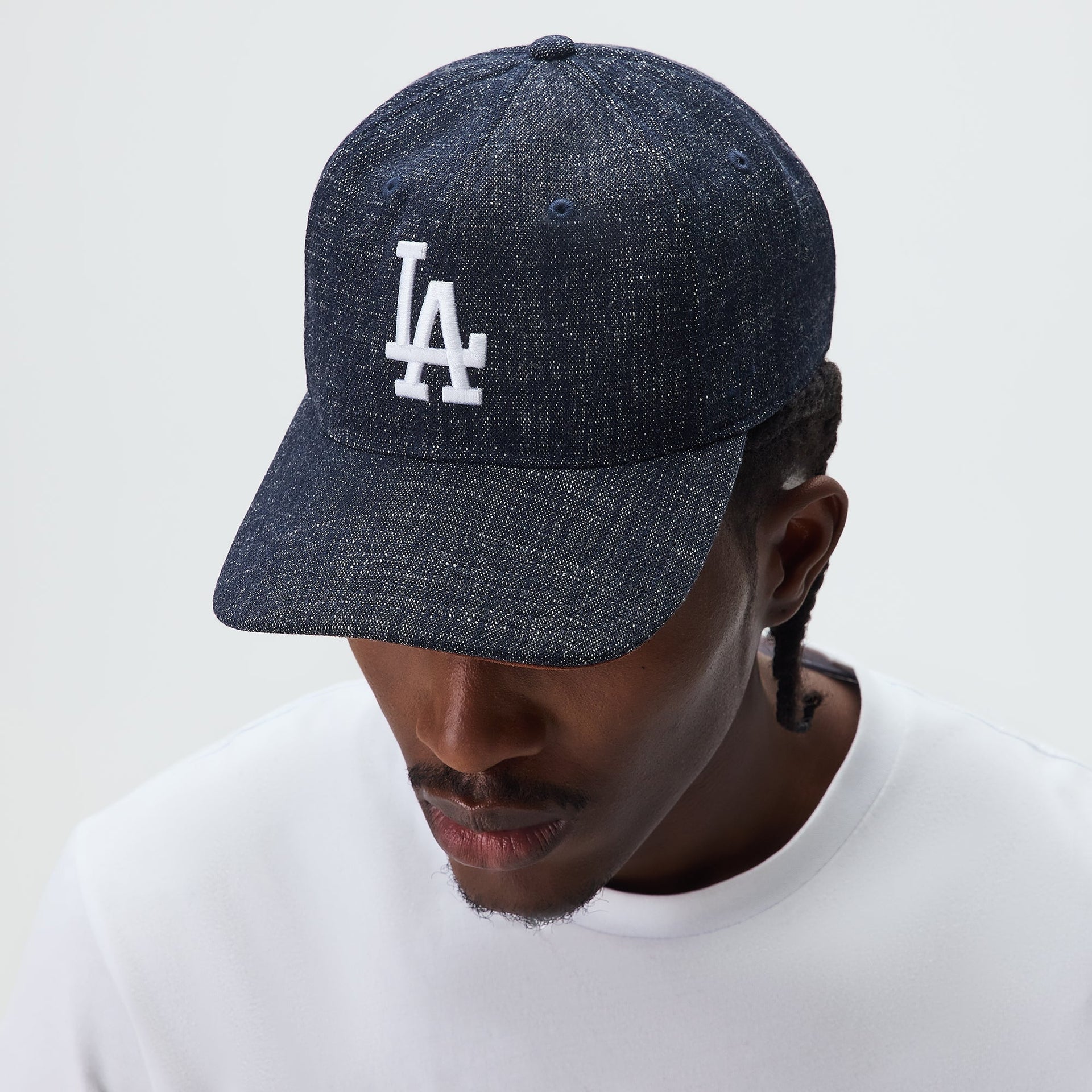 &Kin & '47 for the Los Angeles Dodgers Wool Denim Franchise LS Cap - Blue Navy