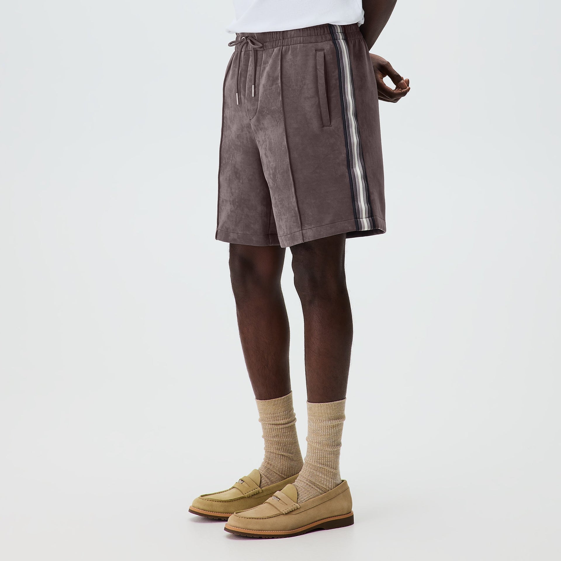 Kith Sueded Scuba Curtis Short - Thunder - PH