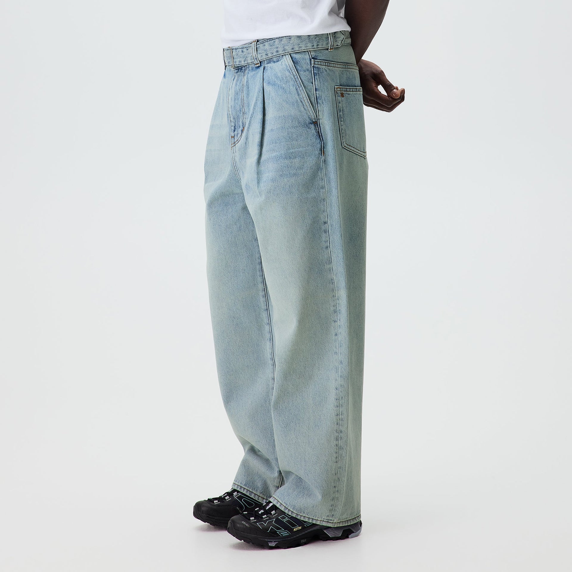 Kith Belted Jaime Denim Pant - Light Indigo - PH