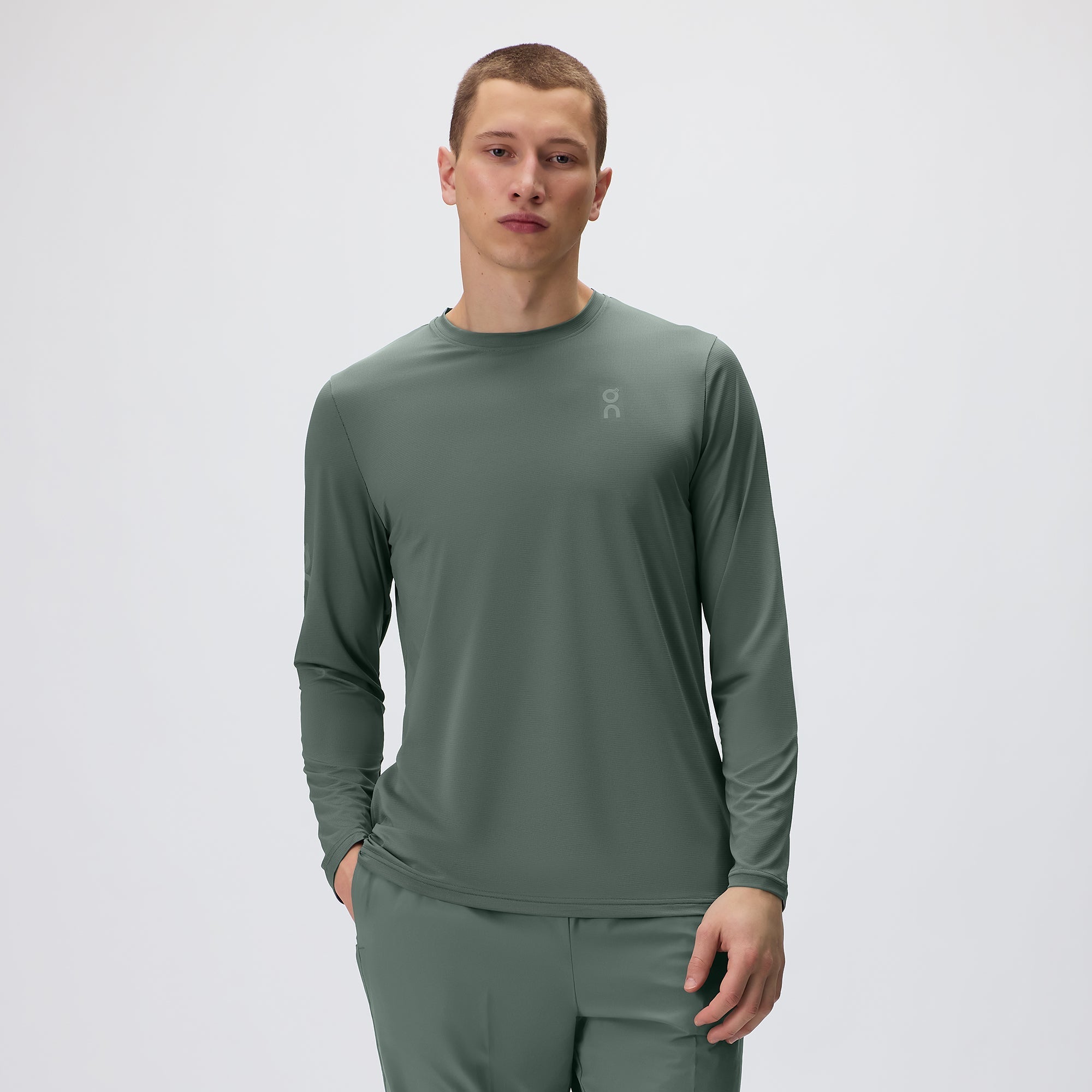 Kith for On Core Long Sleeve Tee - Olive – Kith Europe Kith for On Core Long Sleeve Tee - Olive – Kith Europe