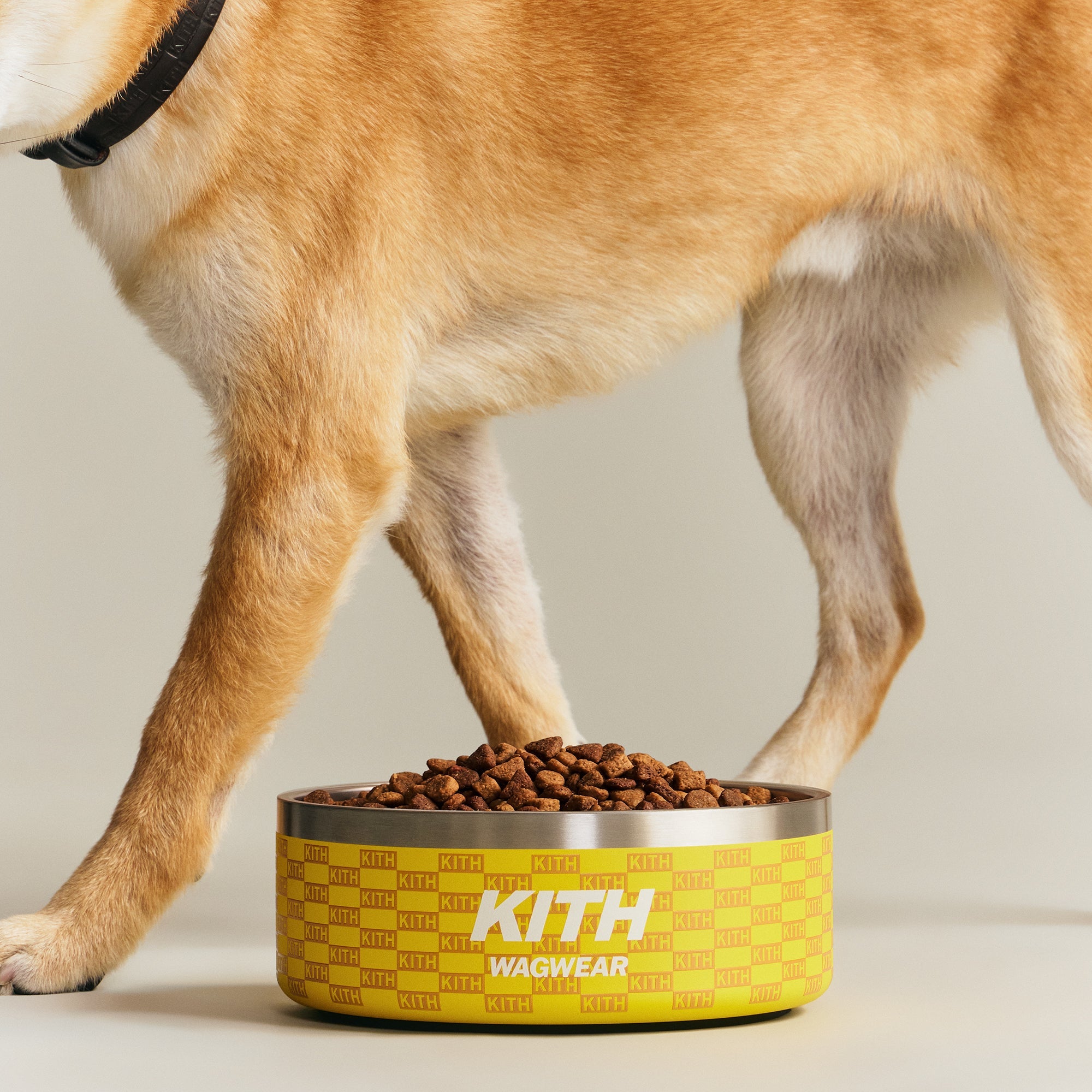 Kith for wagwear Metal Dog Bowl - Yellow – Kith Europe