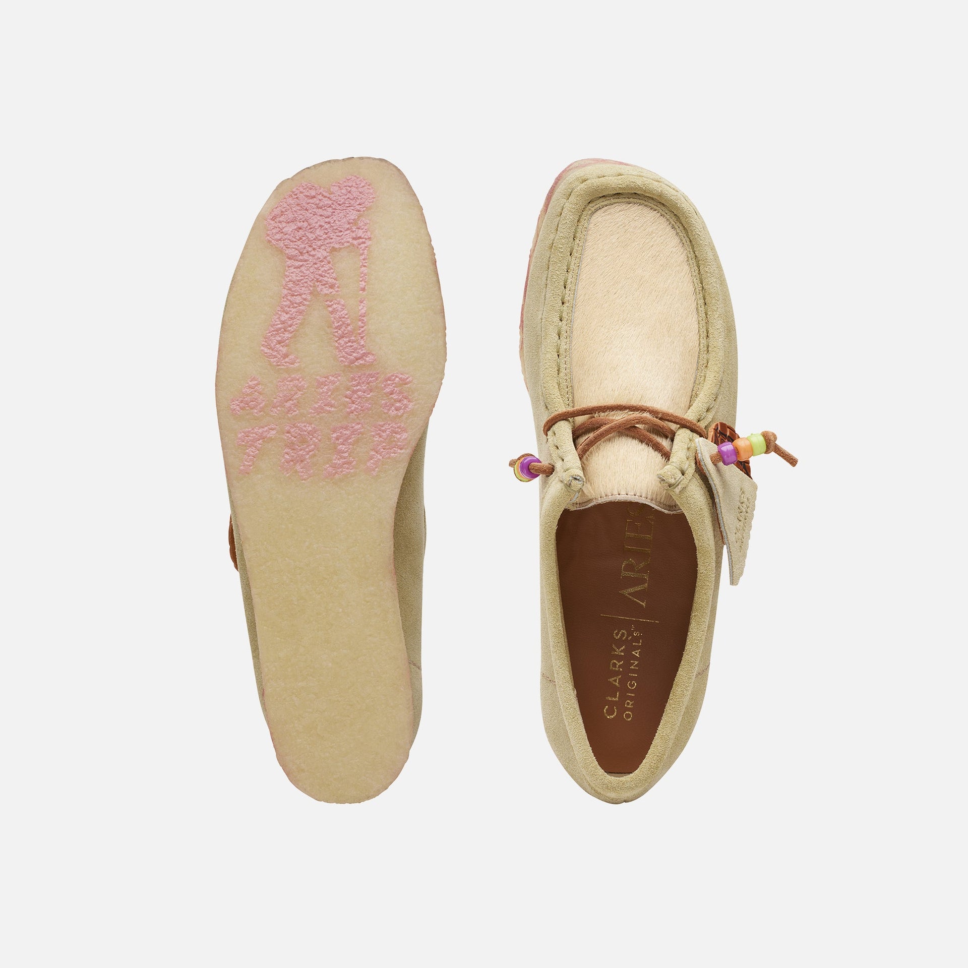 Clarks x Aries Wallabee - Maple Combi