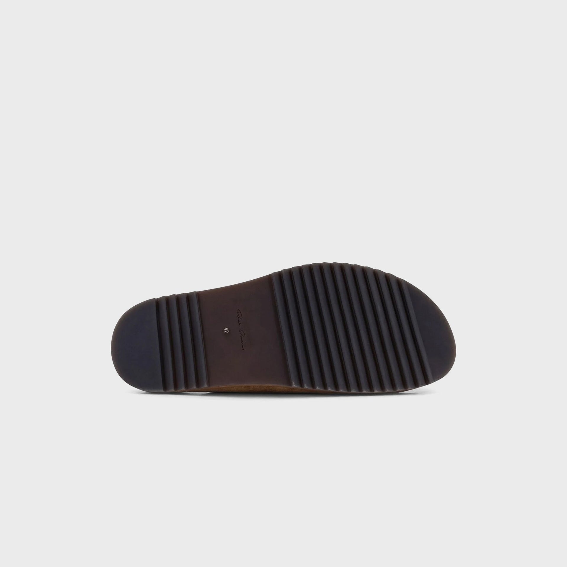 Rick Owens Granola Slides - Brown