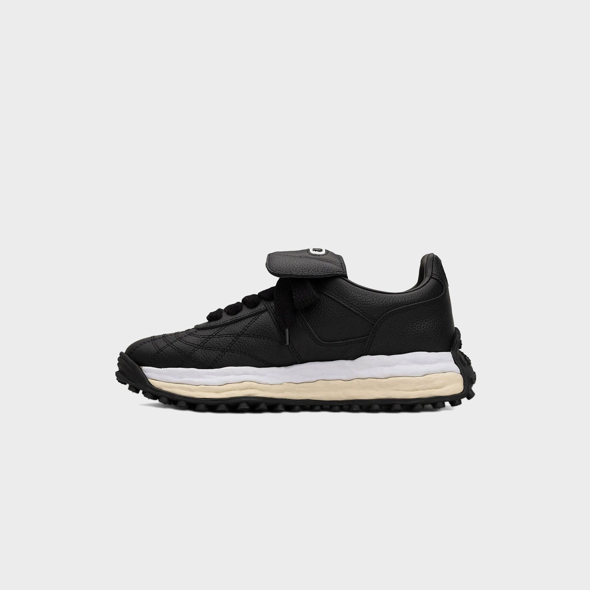 Mihara Yasuhiro Scott Original Sole Leather Low-Top Sneaker - Black