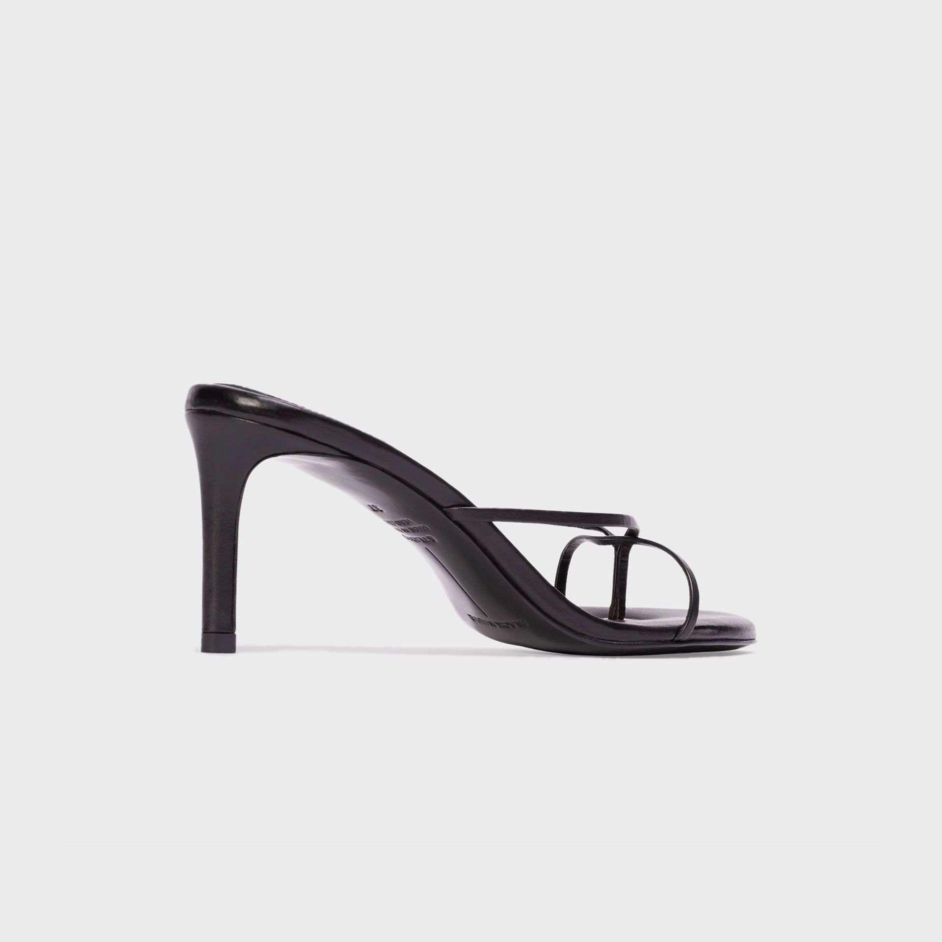 Black Suede Studio Gem 65 - Black Leather