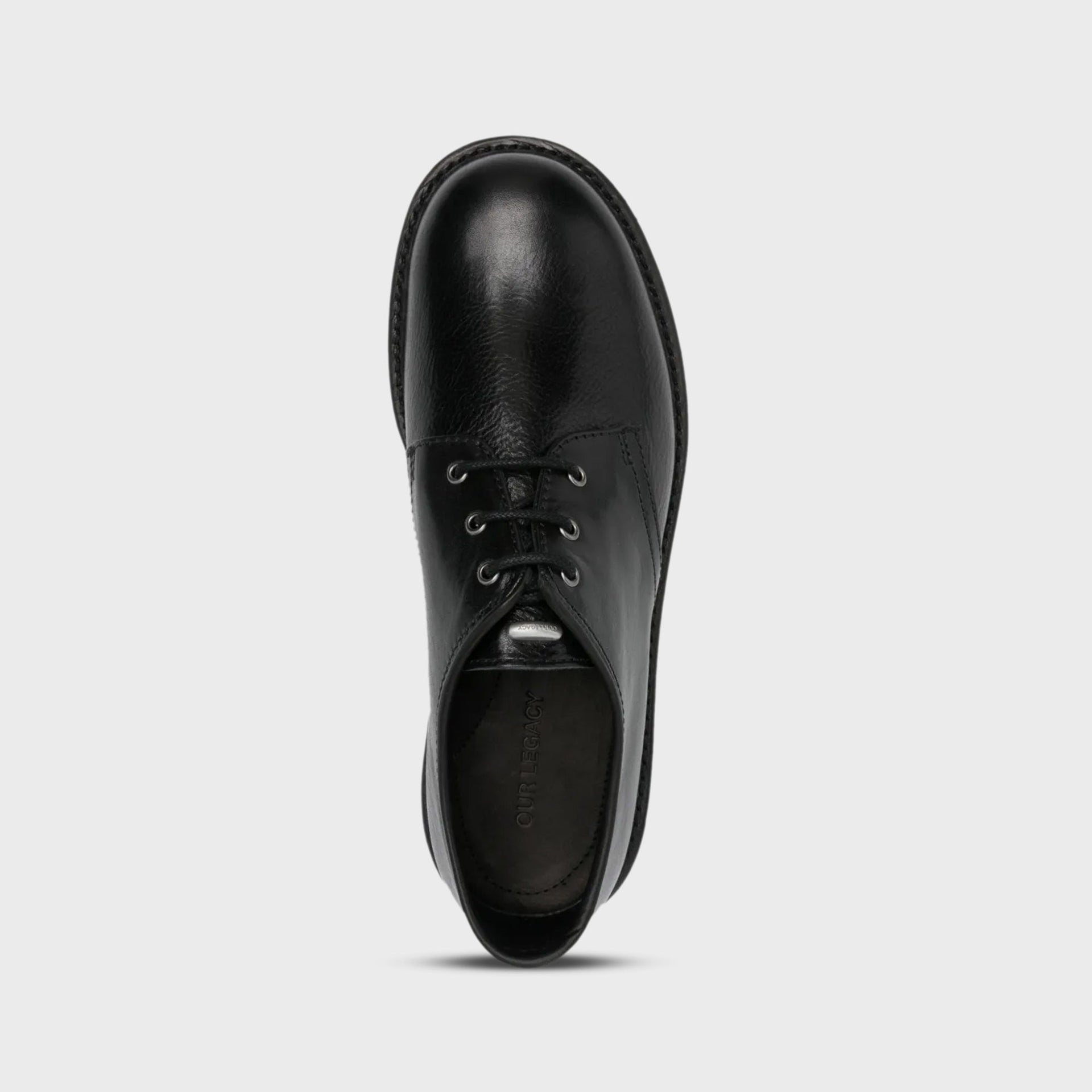 Our Legacy Trampler Shoe Black Supple Cow Hide - Black