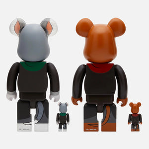 Medicom Toy BE@RBRICK TOM & JERRY in Hogwarts House Robes 100% & 400%