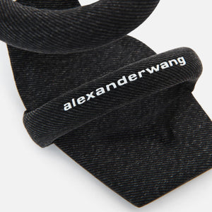 Alexander Wang Julie Tubular Sandal - Grey Aged Denim