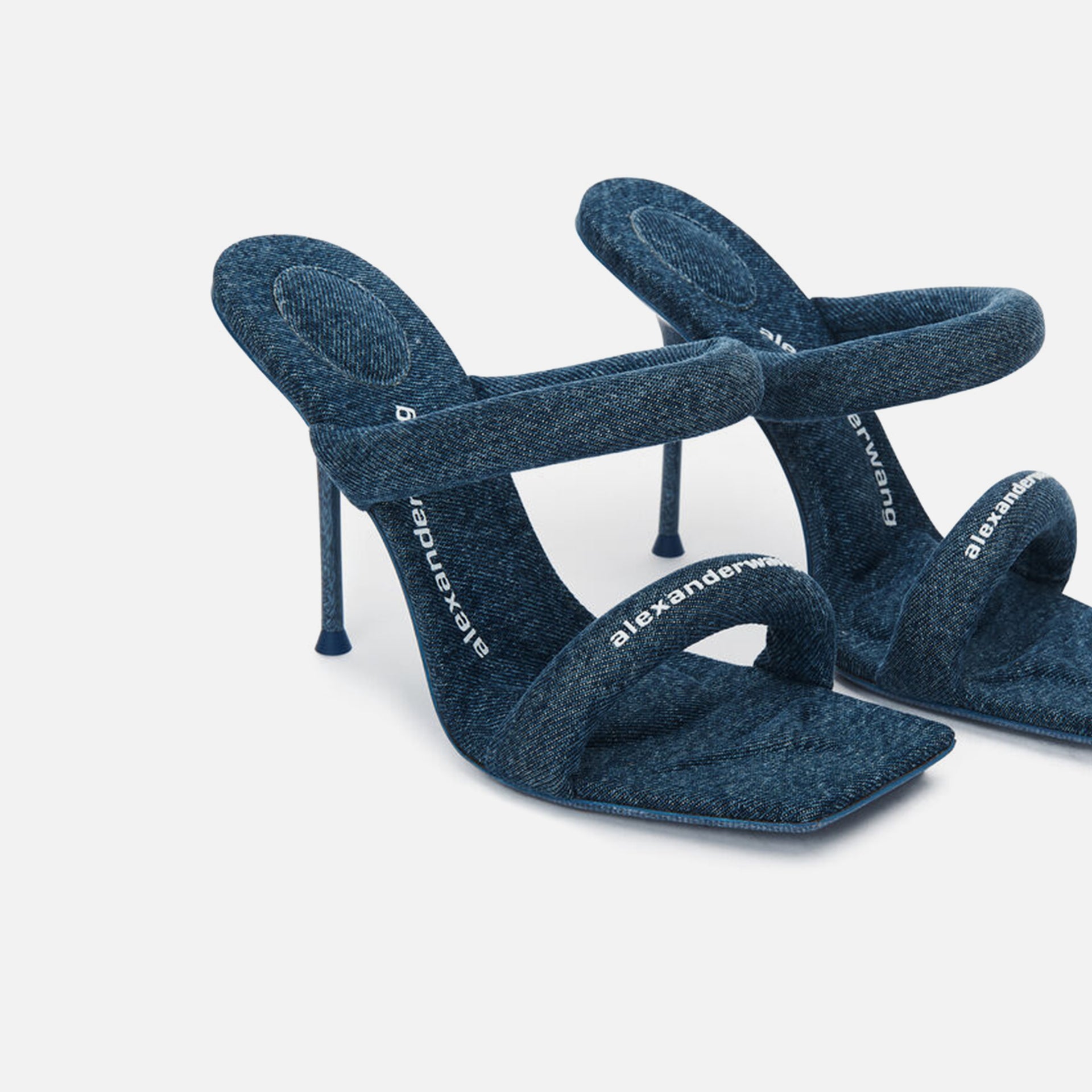 Alexander Wang Julie Tubular Sandal - Deep Blue Denim