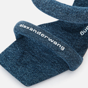 Alexander Wang Julie Tubular Sandal - Deep Blue Denim