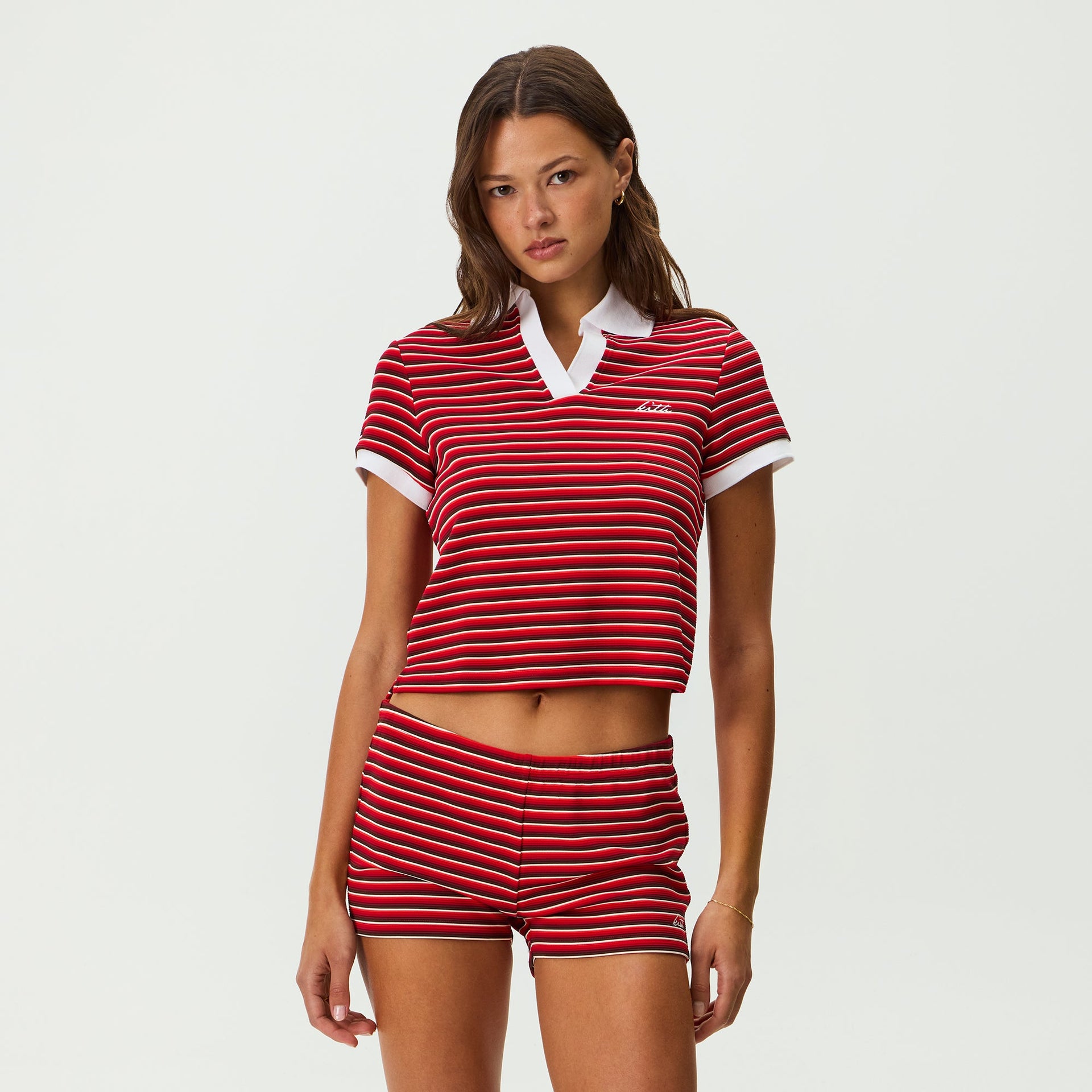 Kith Women Hedi Striped Polo - Dalle