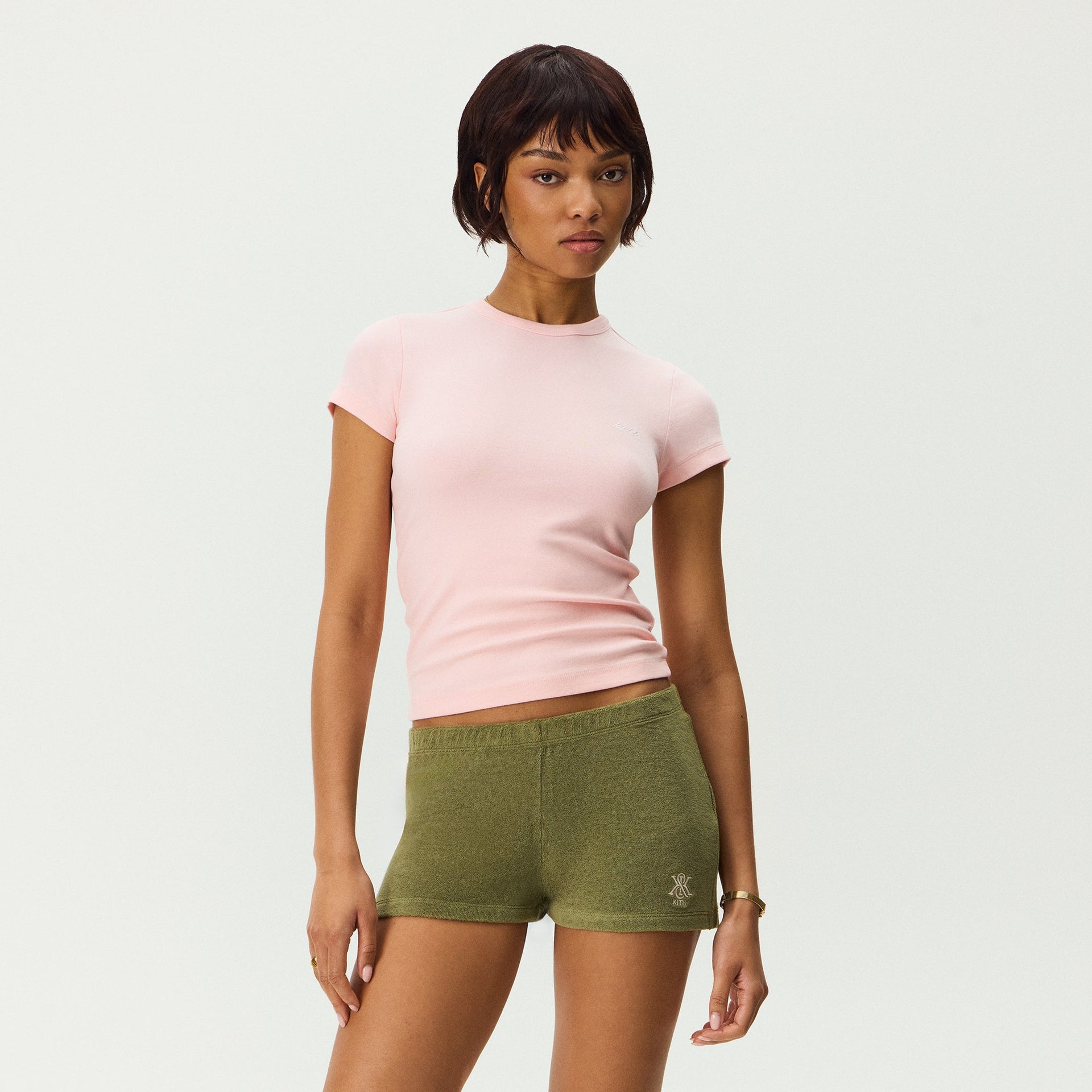 Kith Women Mulberry IV Pima Tee - Hollyhock