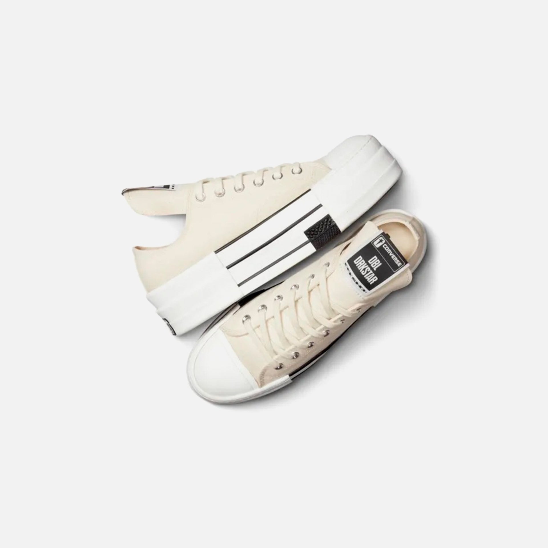 Converse x Rick Owens DRKSHDW DBL DRKSTAR Low - Ox Natural