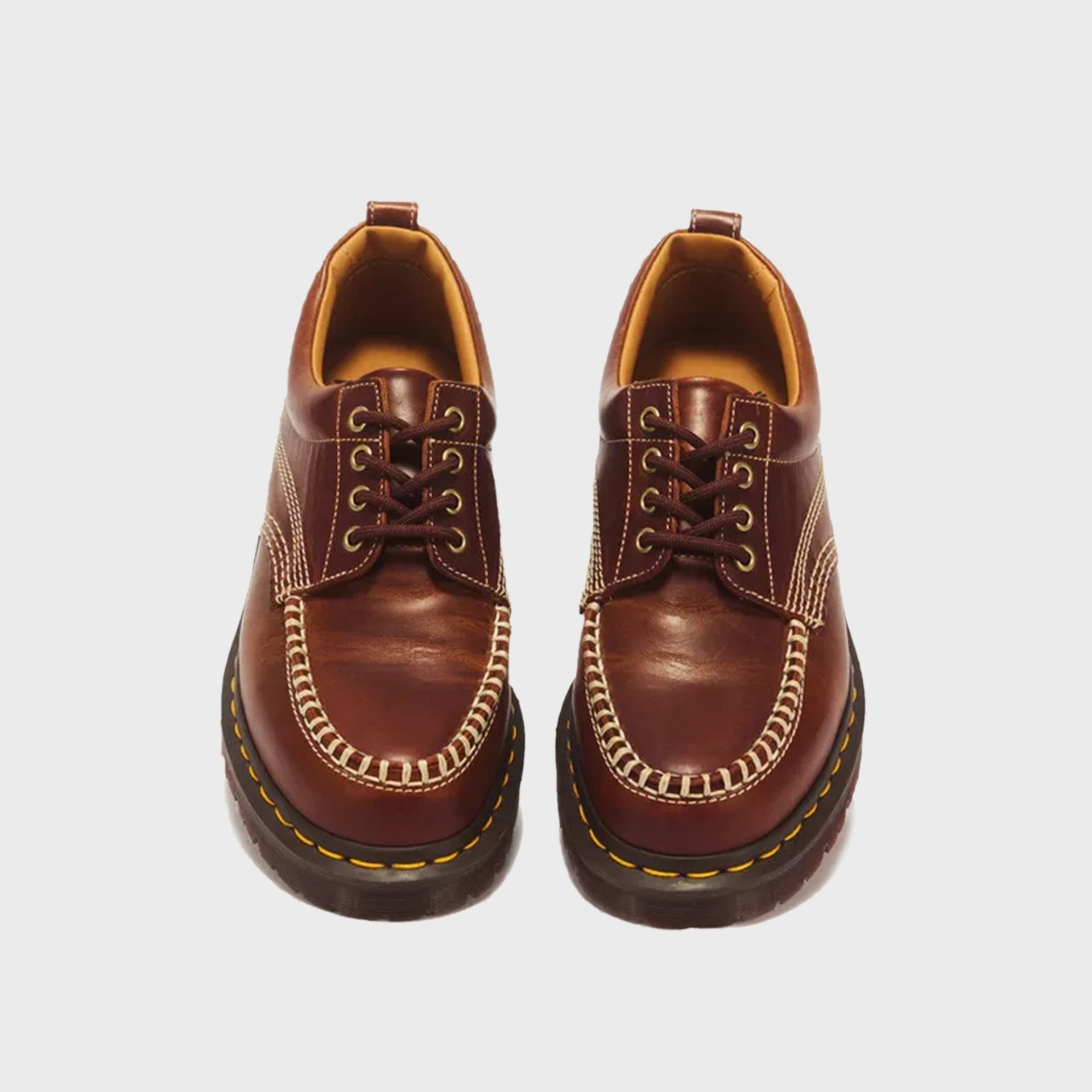 Dr. Martens Lowell Orleans Leather Moc Toe - Butterscotch