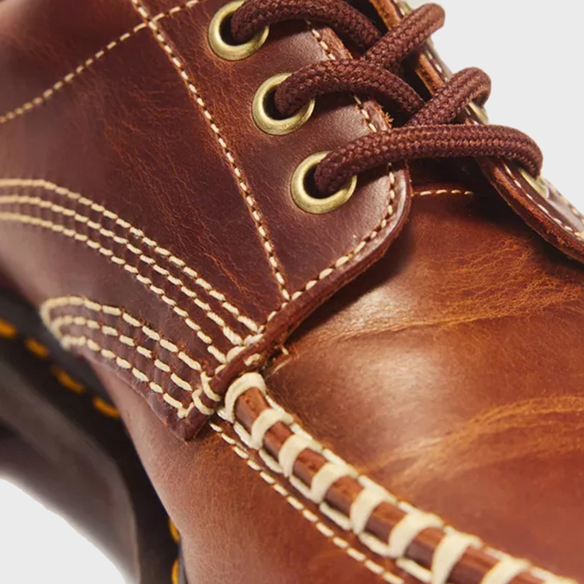 Dr. Martens Lowell Orleans Leather Moc Toe - Butterscotch