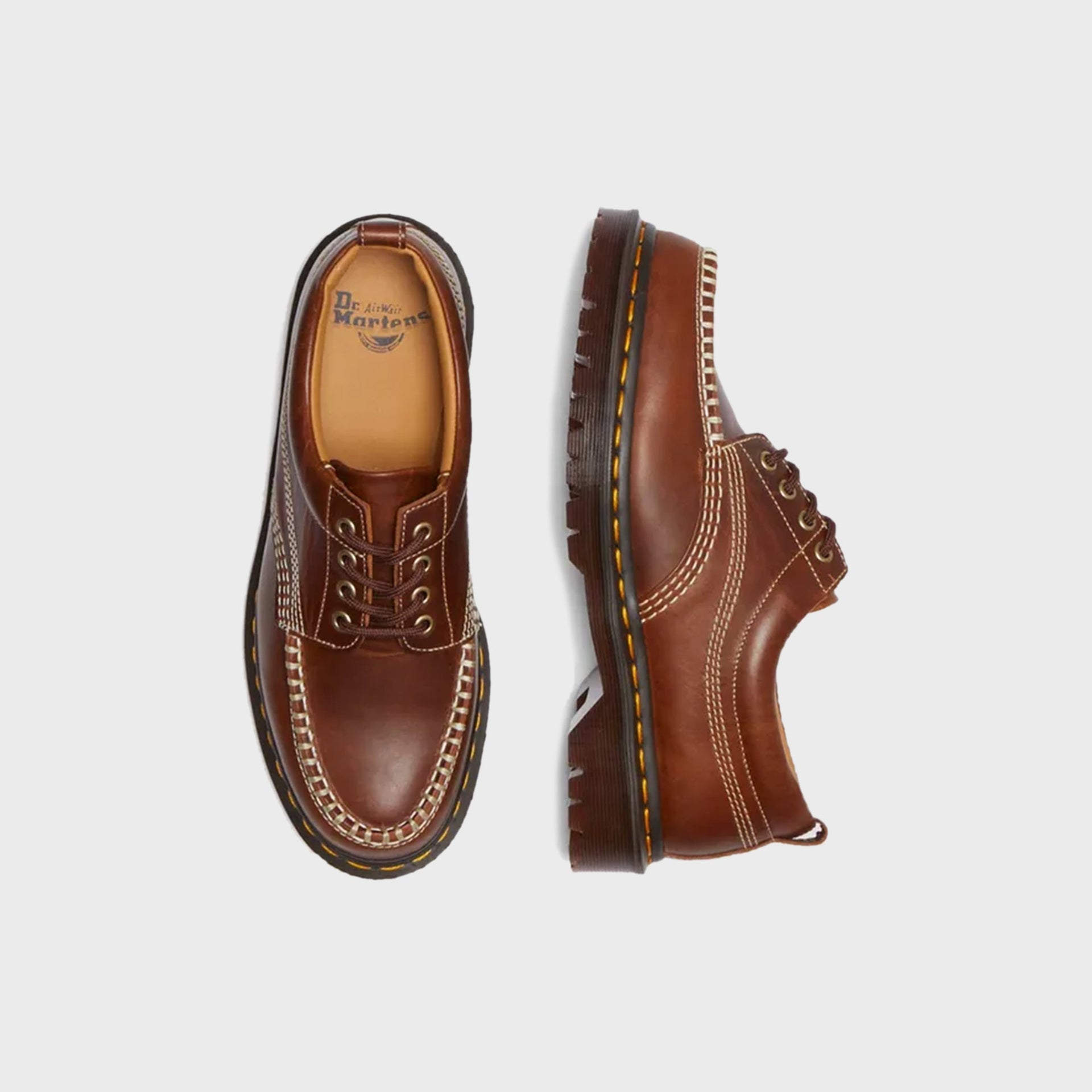 Dr. Martens Lowell Orleans Leather Moc Toe - Butterscotch