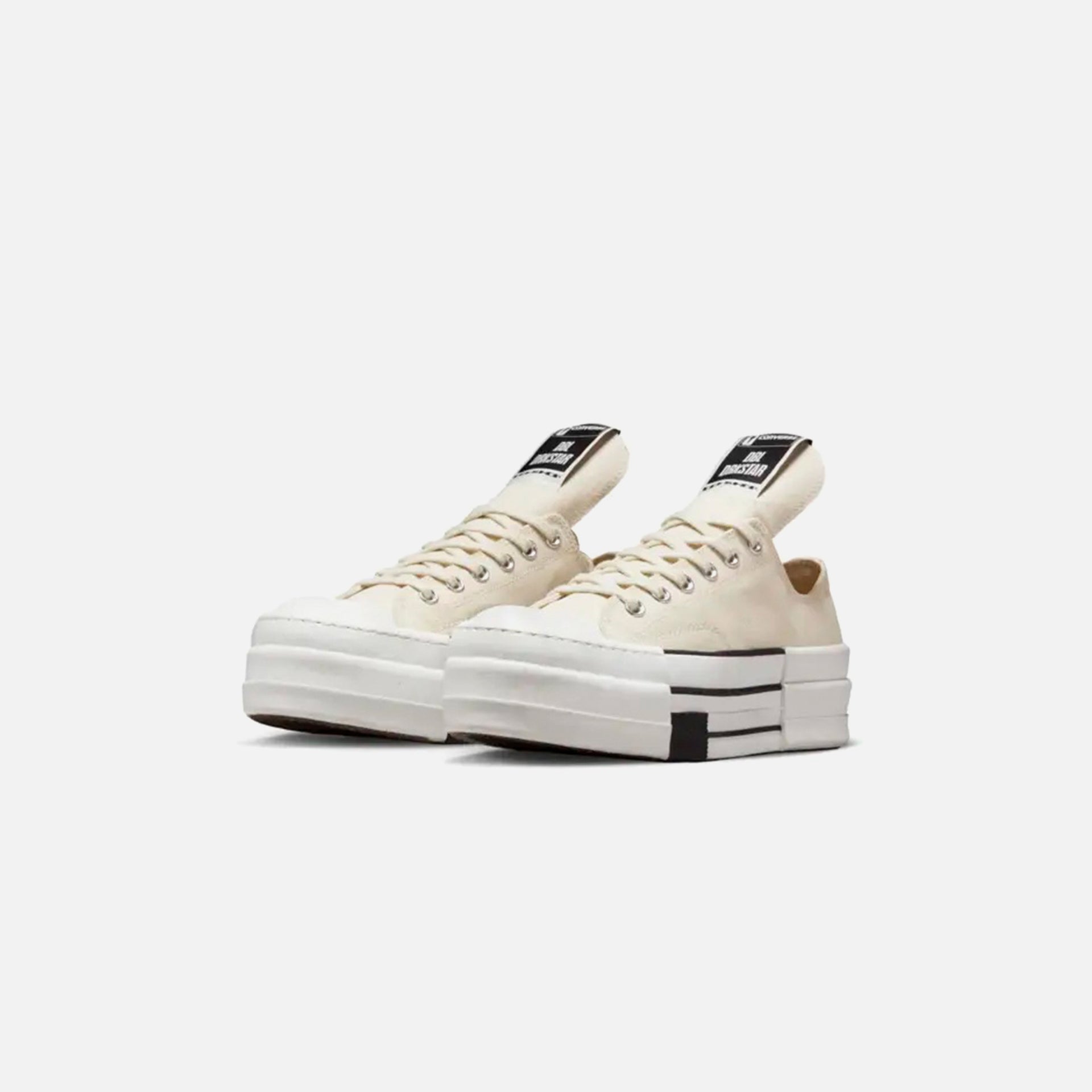 Converse x Rick Owens DRKSHDW DBL DRKSTAR Low - Ox Natural