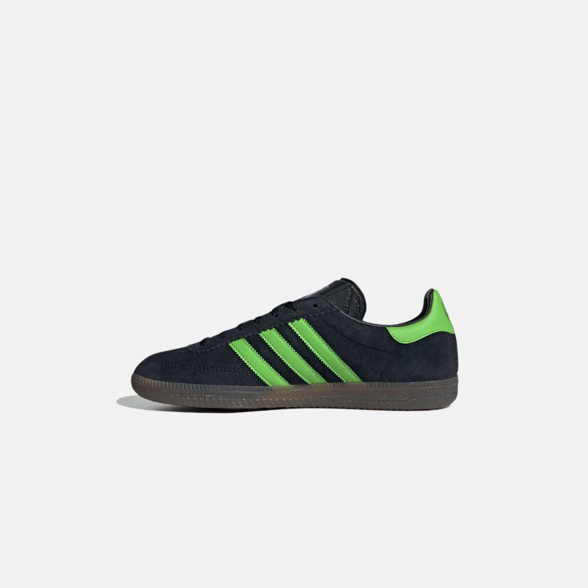 adidas Samba Deco SPZL - Core Black / Lucid Lime / Gum