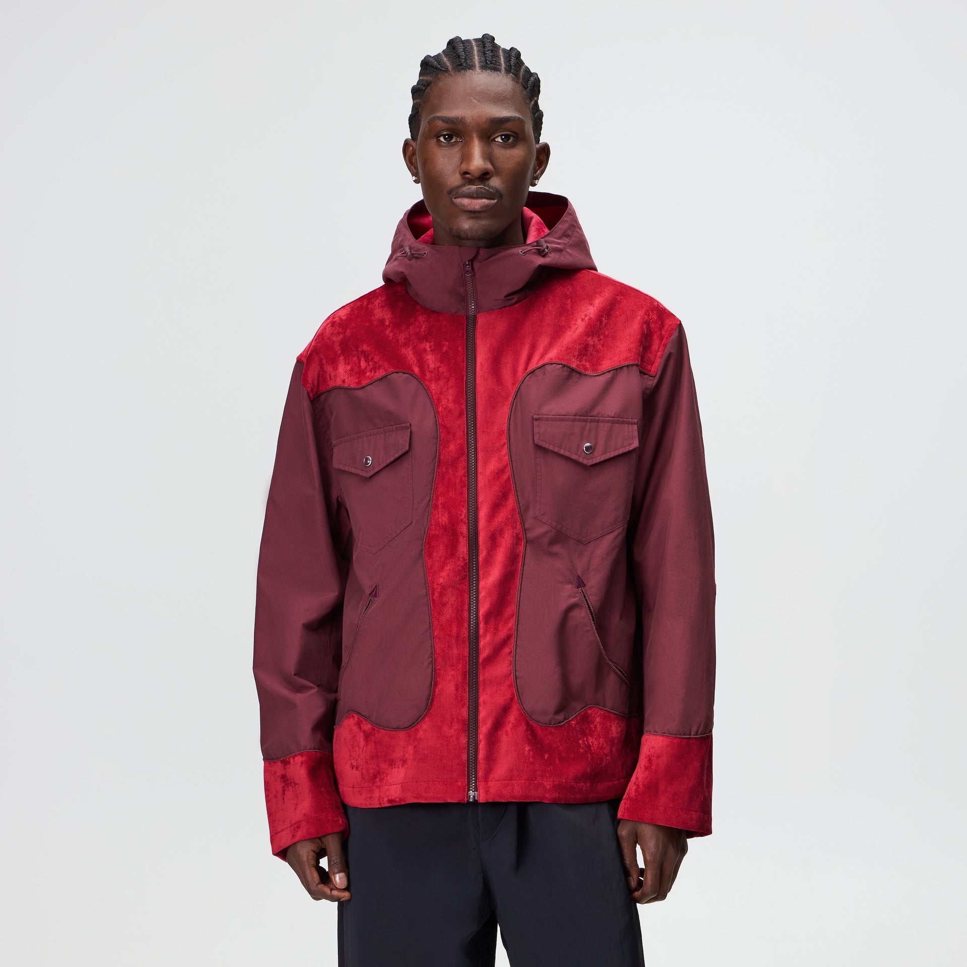 Kith Nylon Faille Austin Jacket - Magma - PH
