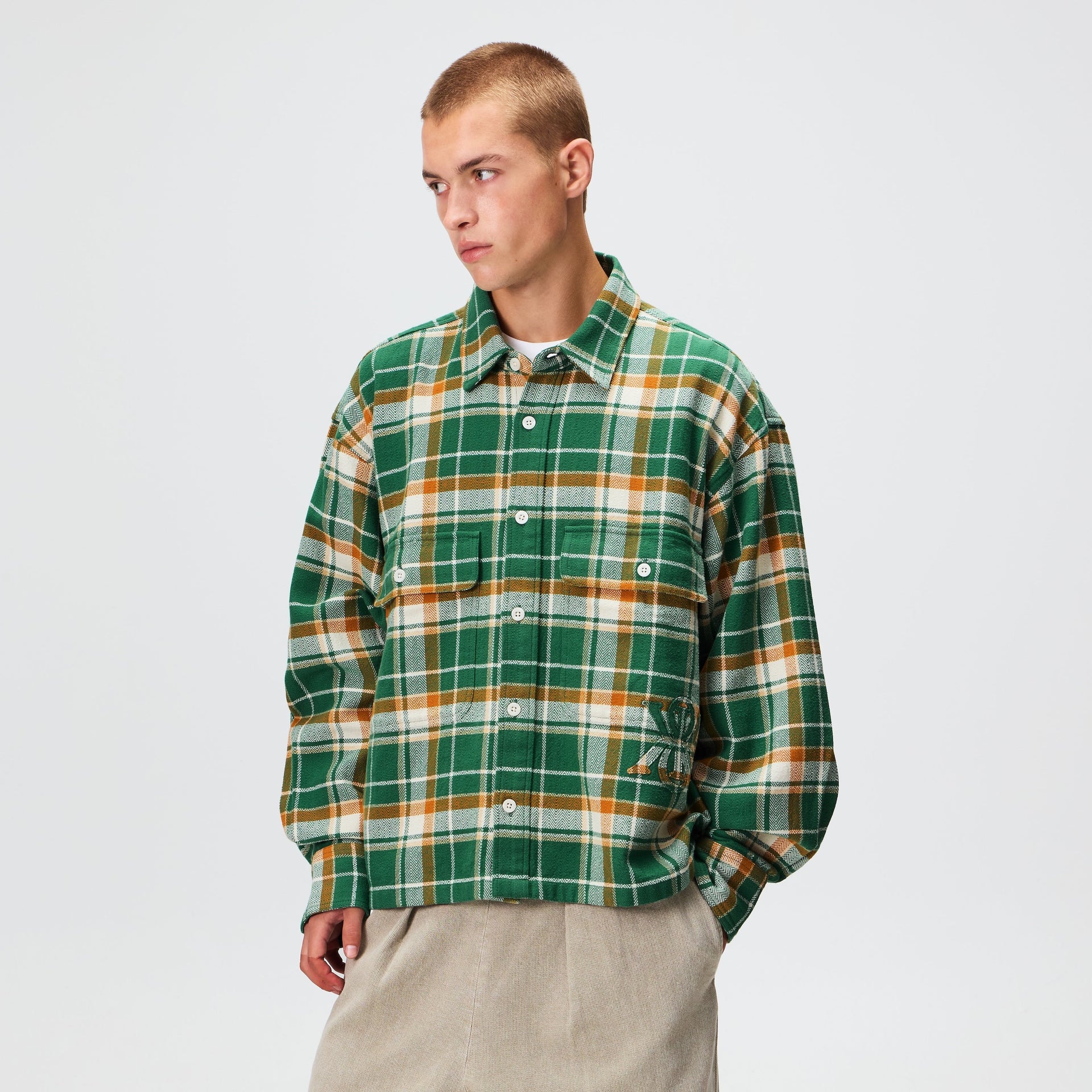 Kith Plaid Henson Buttondown Shirt - Alpine - PH