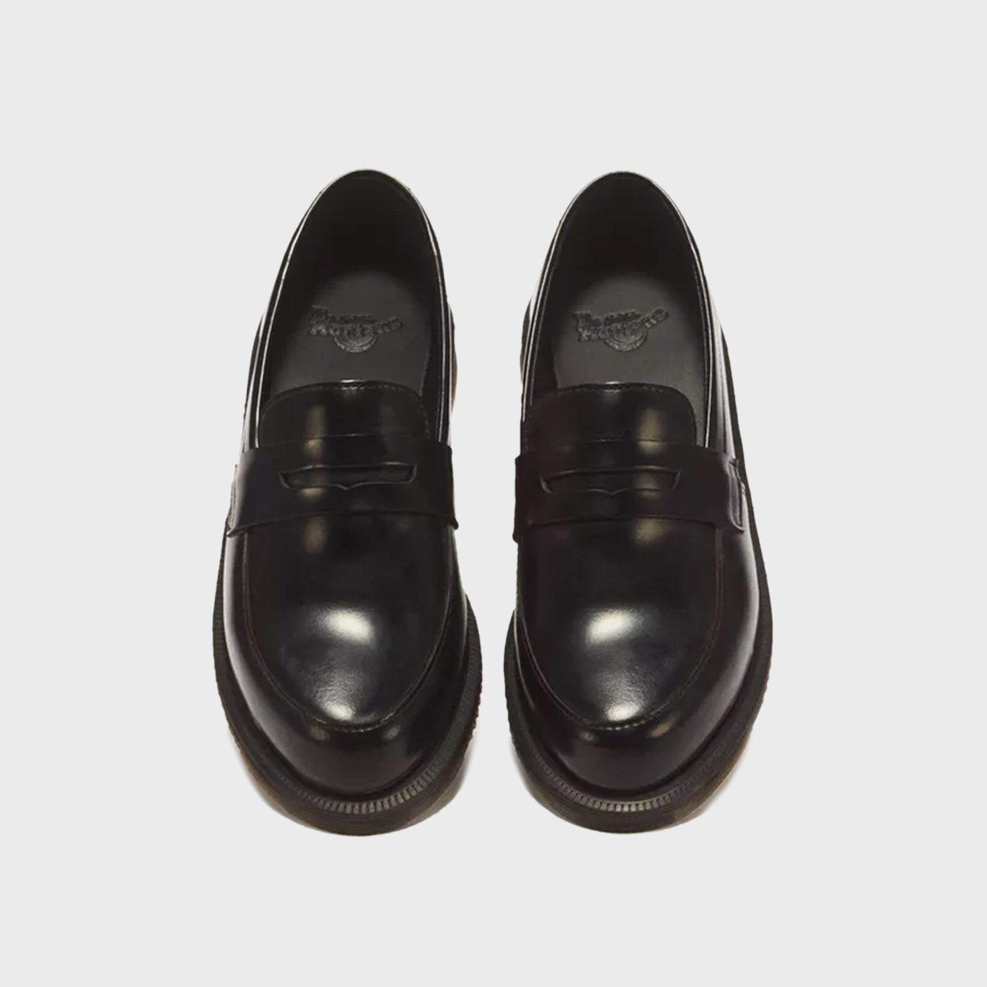 Dr. Martens Temara Polished Smooth Leather Loafer - Black