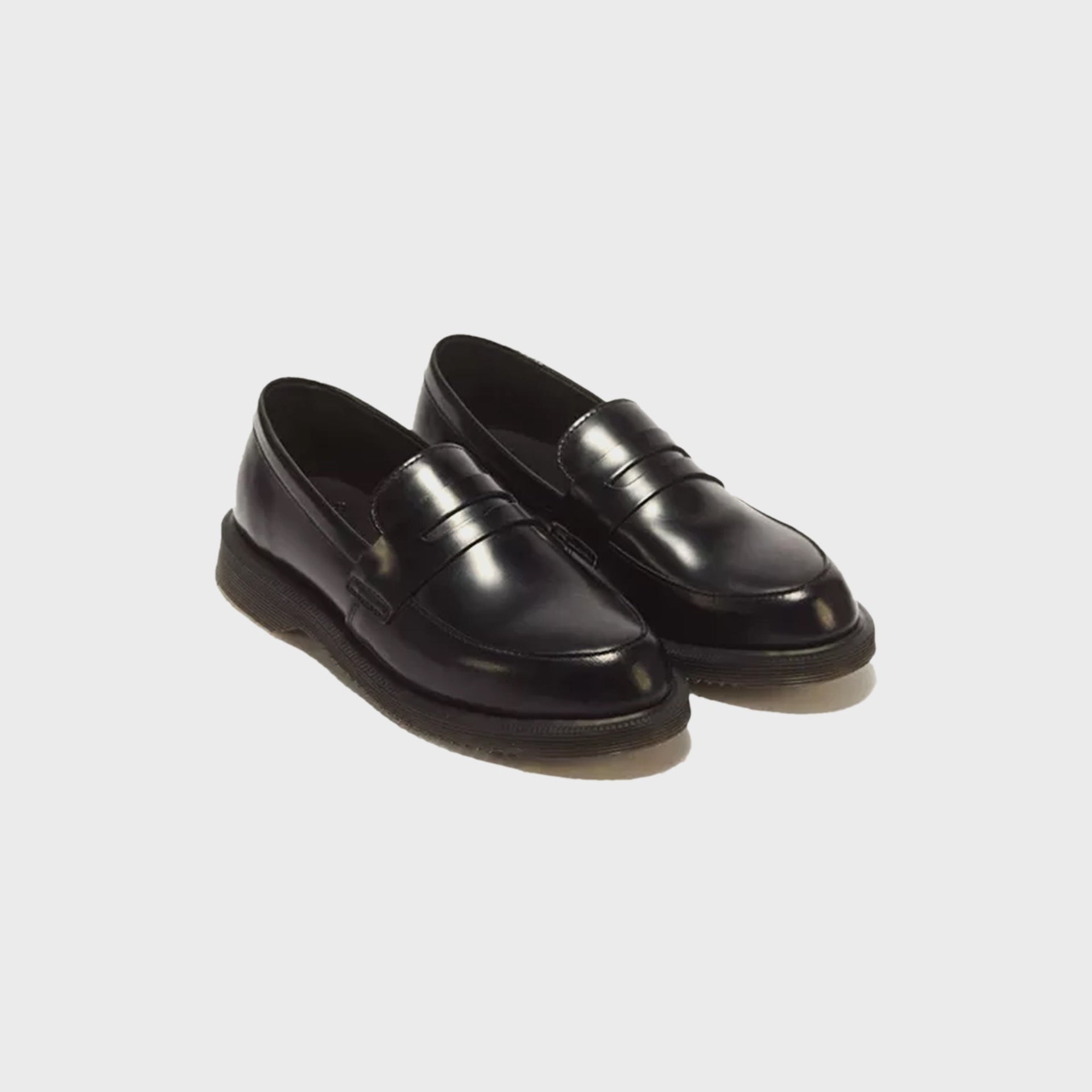 Dr. Martens Temara Polished Smooth Leather Loafer - Black