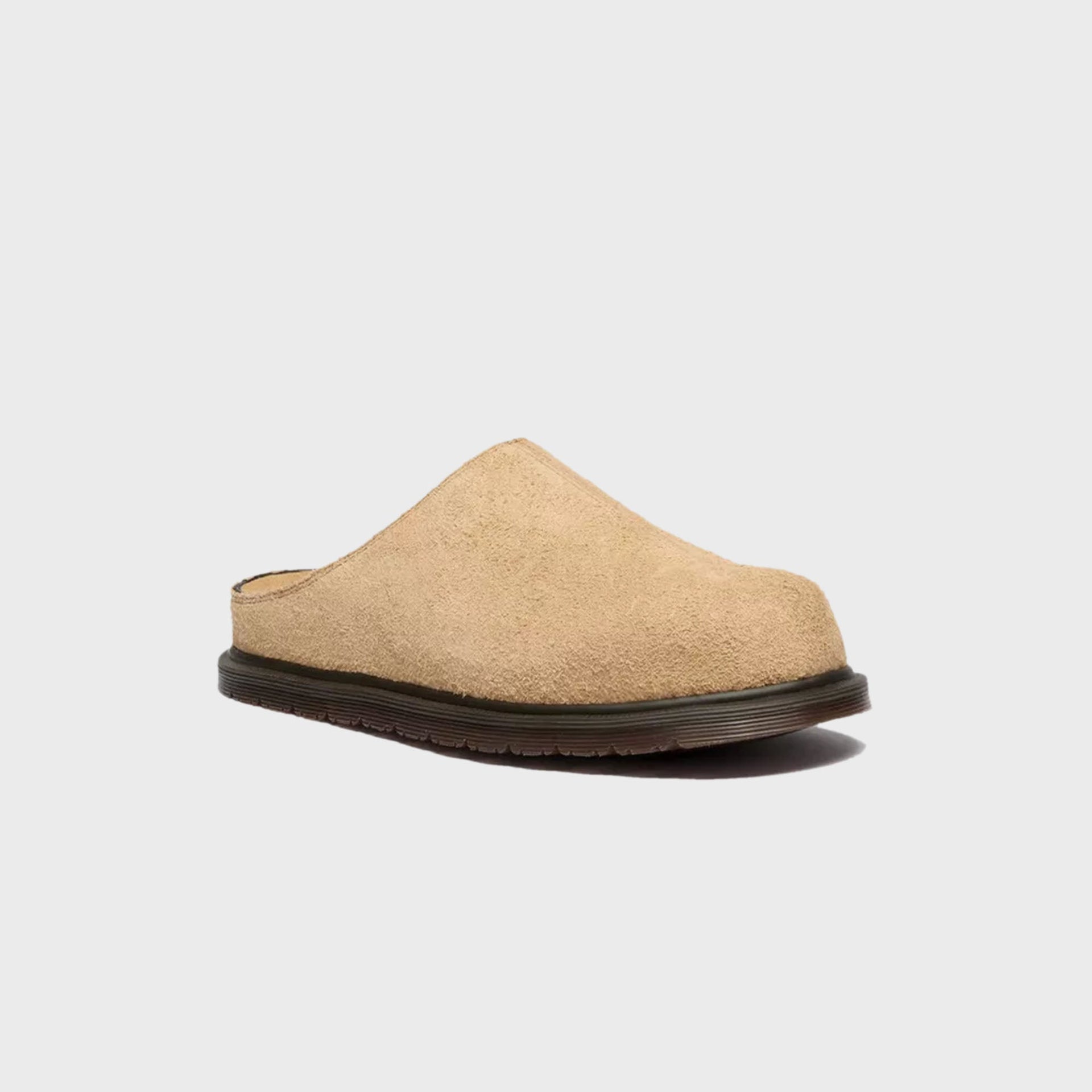 Dr. Martens San Hairy Suede Mule - Savanna Brown