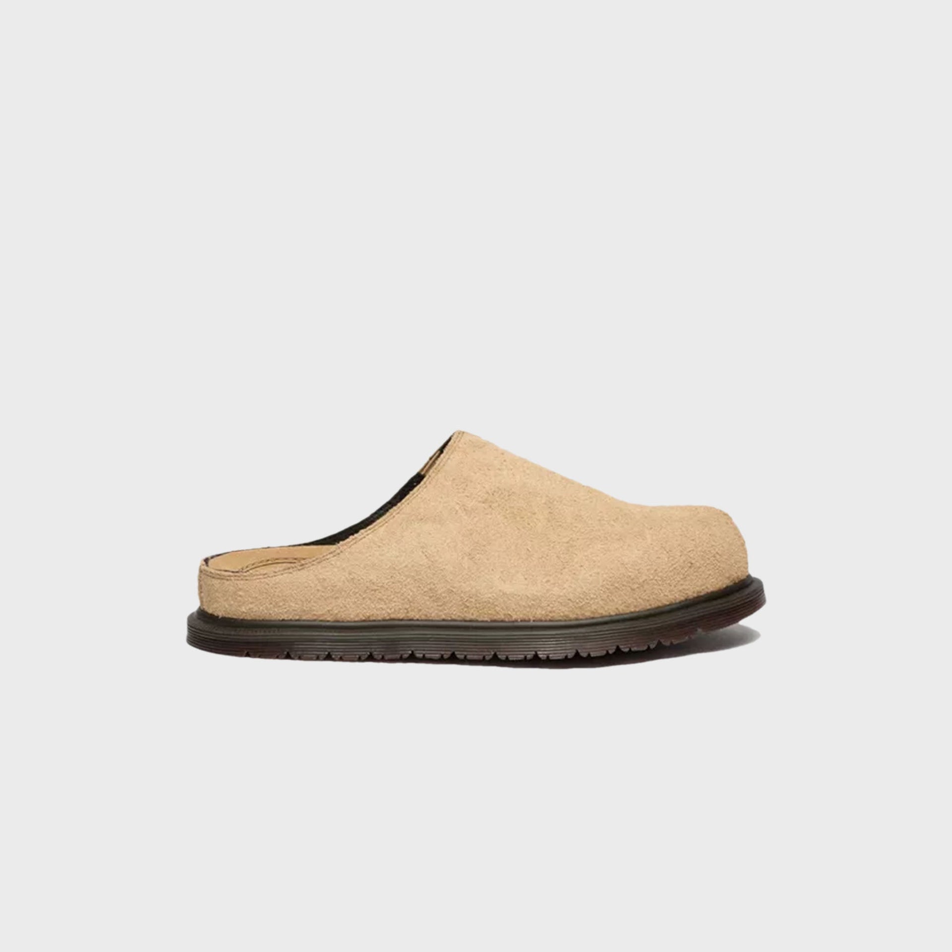 Dr. Martens San Hairy Suede Mule - Savanna Brown