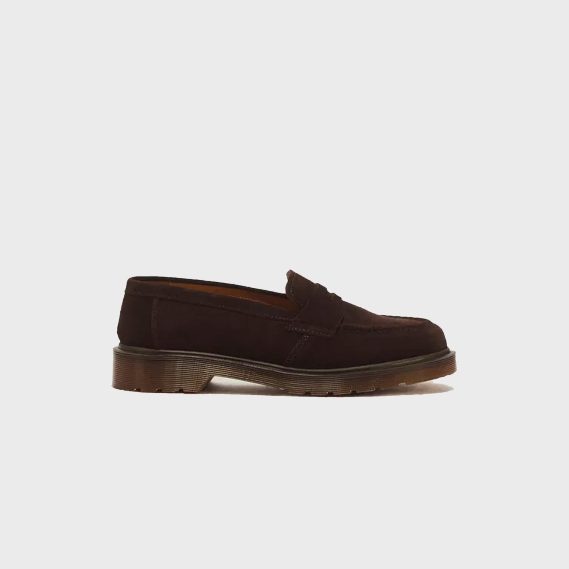Dr. Martens Delapre Repello Calf Suede MB Penny Loafer - Brown