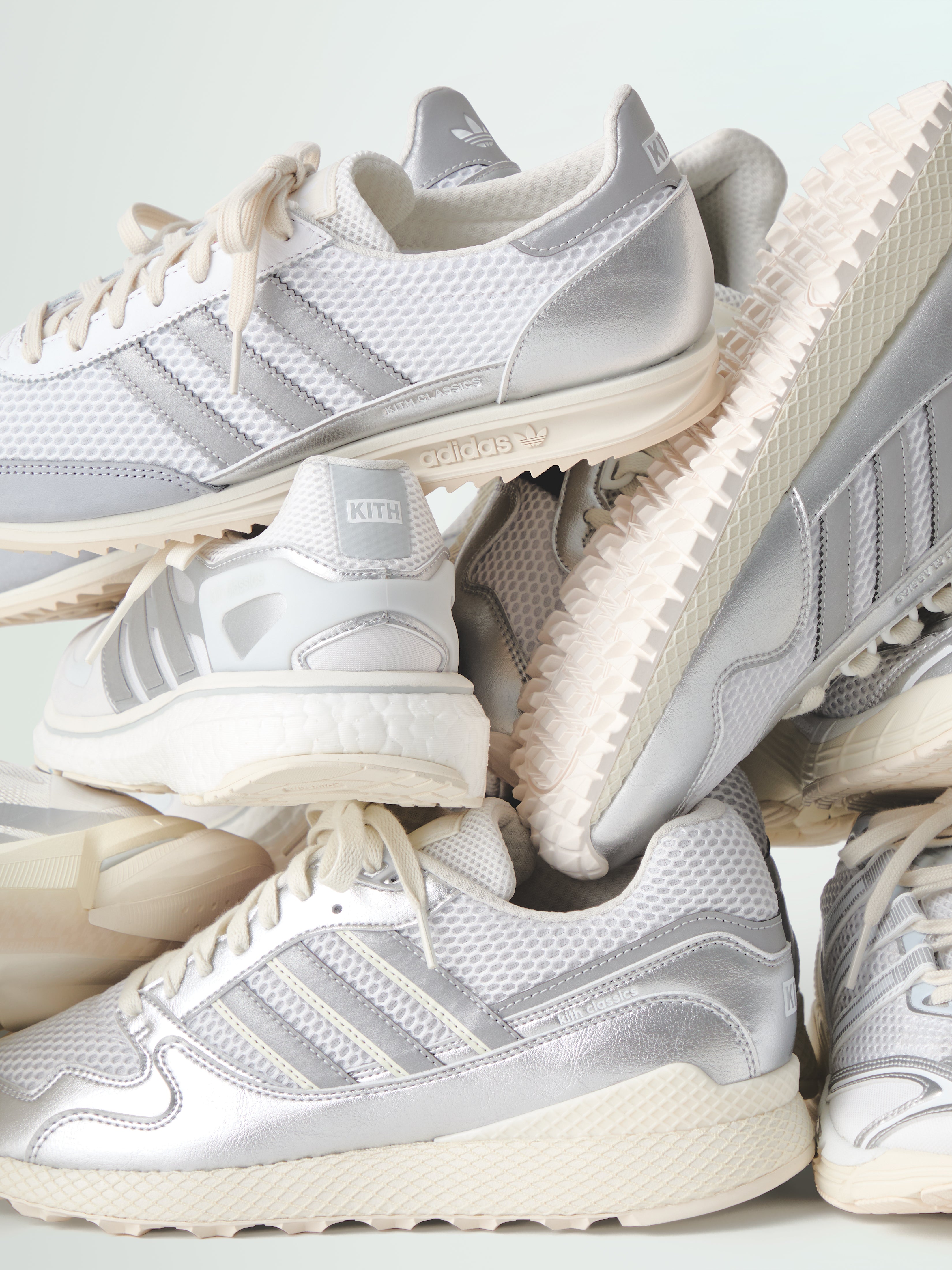kith メッシュ ホワイト Kith Classics for adidas Heritage Running – Kith Europe