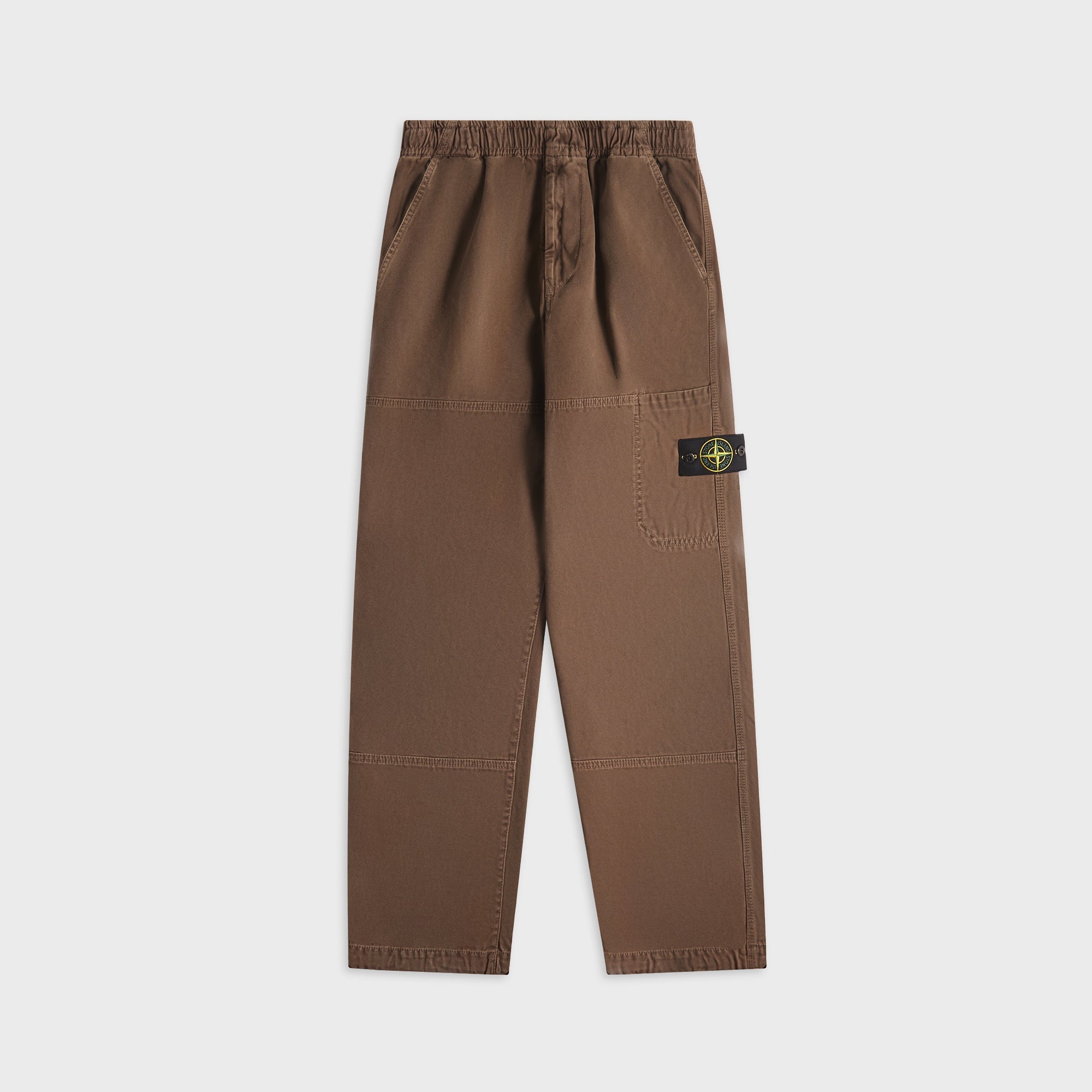Stone Island Organic Panama Cotton Cargo Pants - Umber – Kith Europe