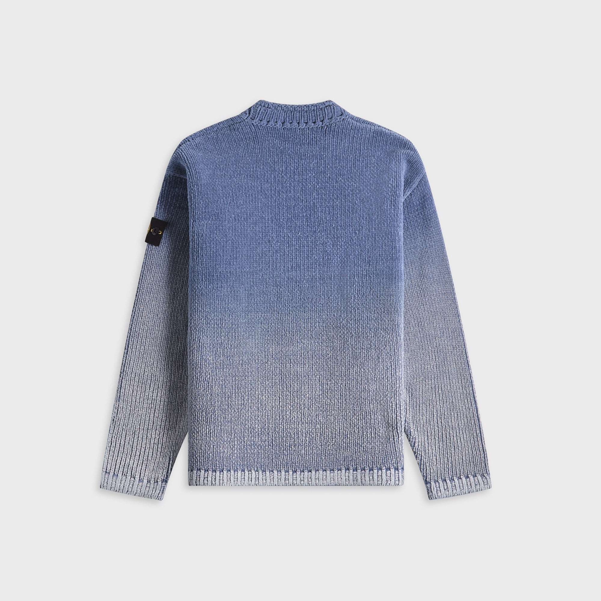 Stone Island Cotton Chenille Degradé Sweater - Dark Blue – Kith Europe