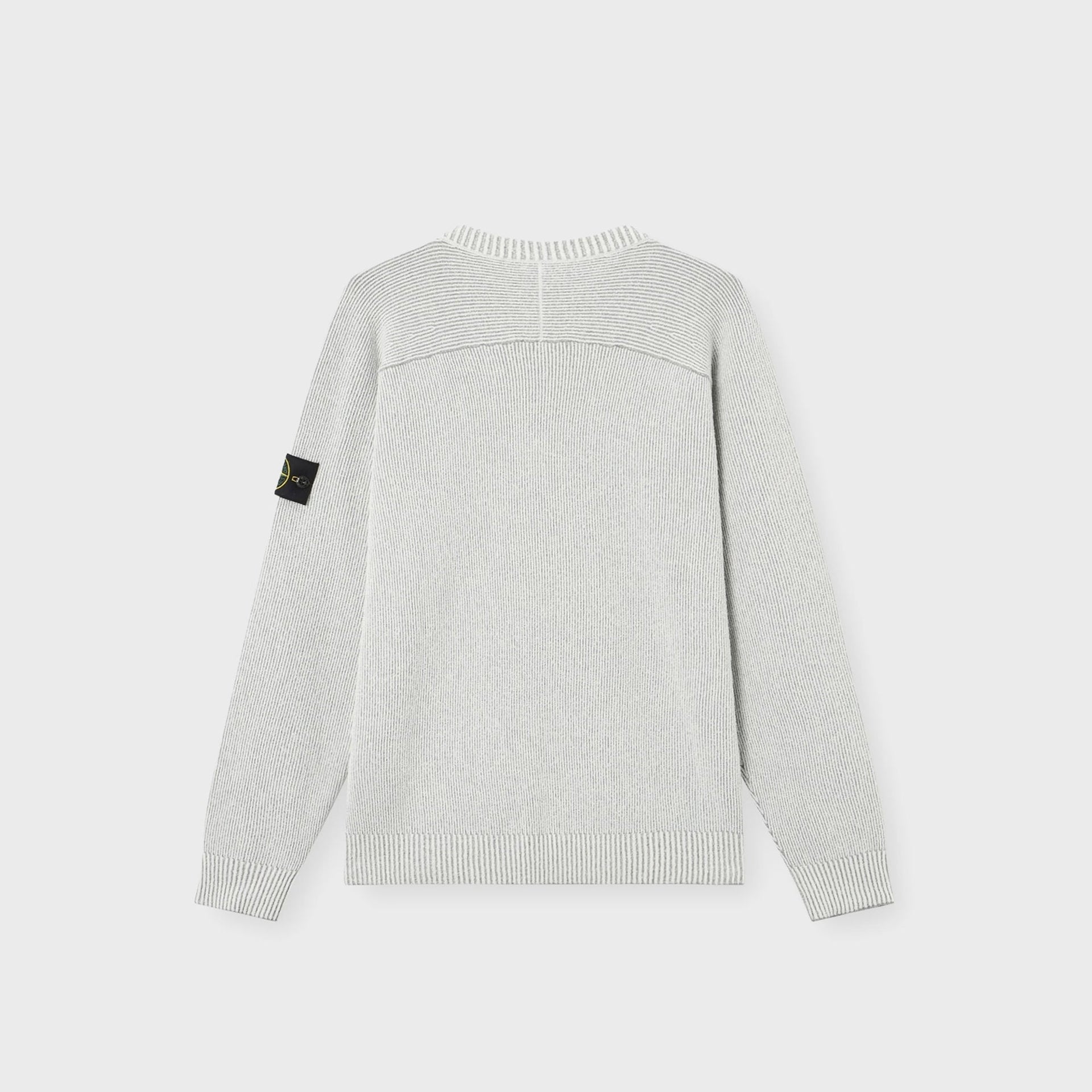 Stone Island Maglieria Crewneck - Melange Pearl Grey