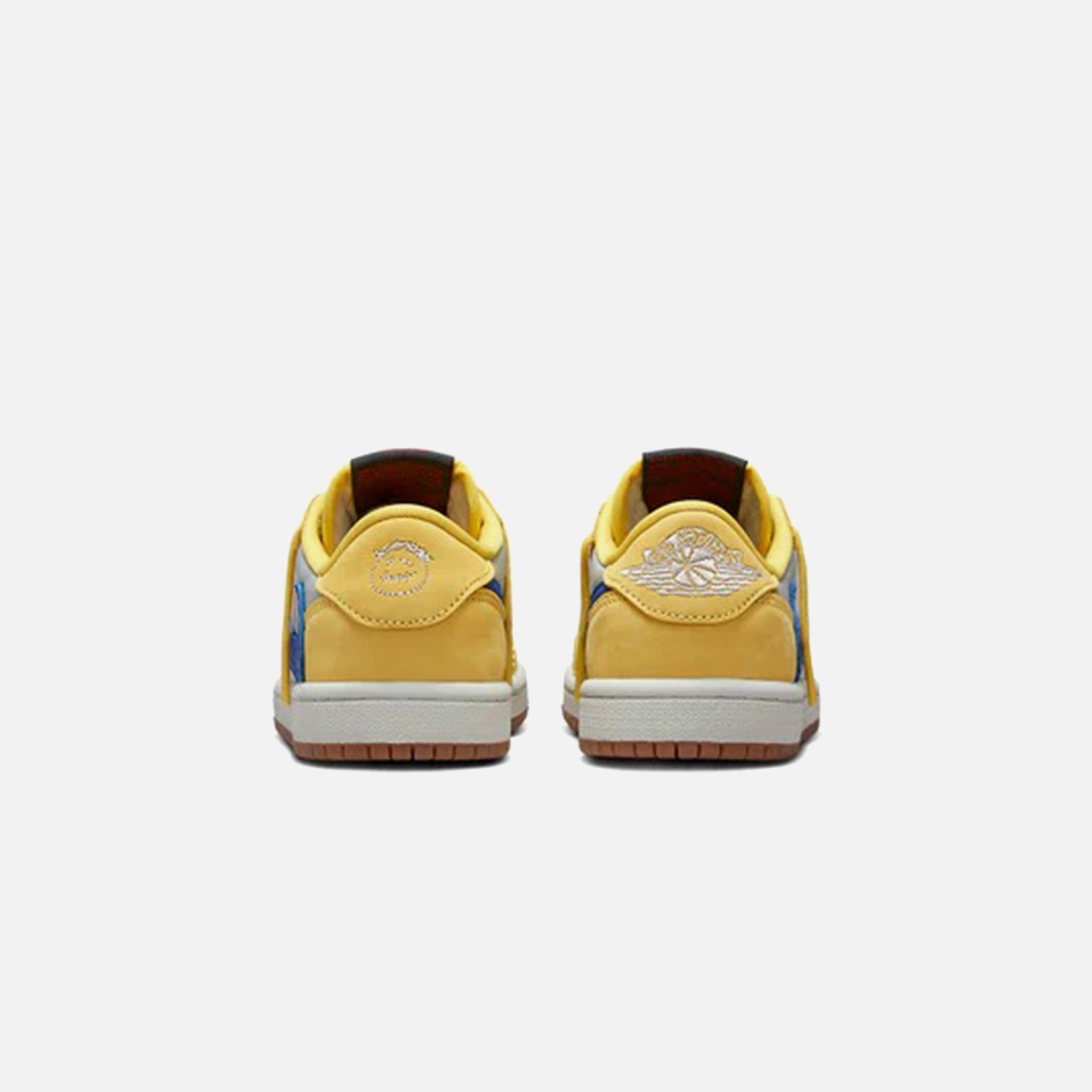 Jordan x Travis Scott PS Air Jordan 1 Low OG - Canary / Light Silver / Gum Medium Brown / Racer Blue