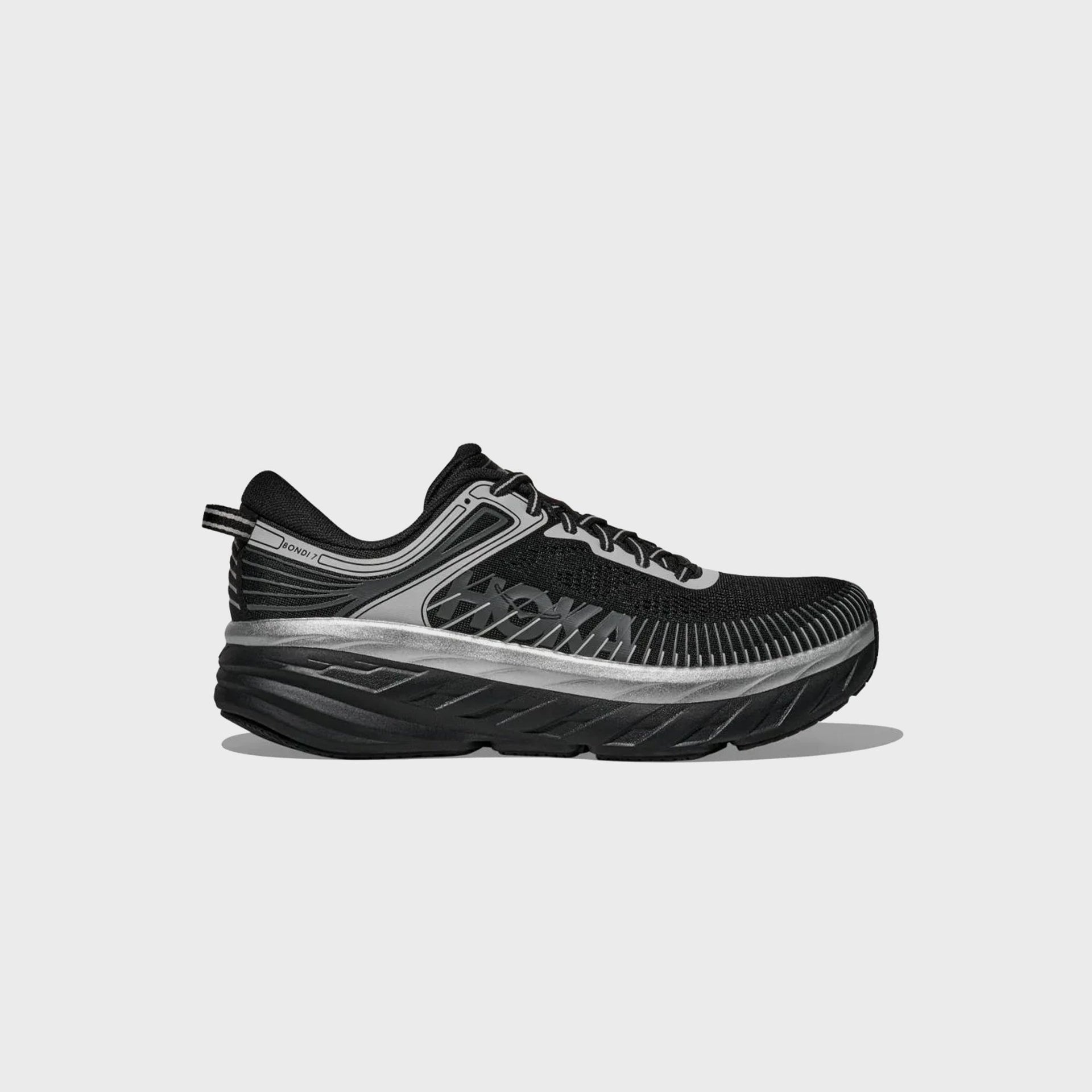 HOKA Bondi 7 - Black / Stardust