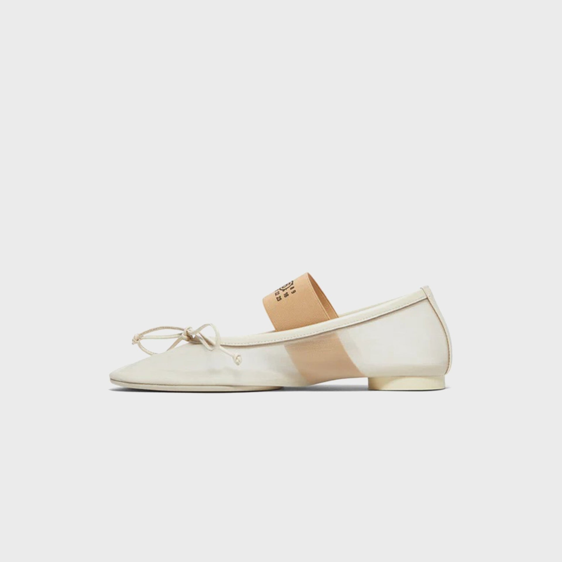 MM6 Maison Margiela WMNS Anatomic Numeric Ballerina - Bleached Sand