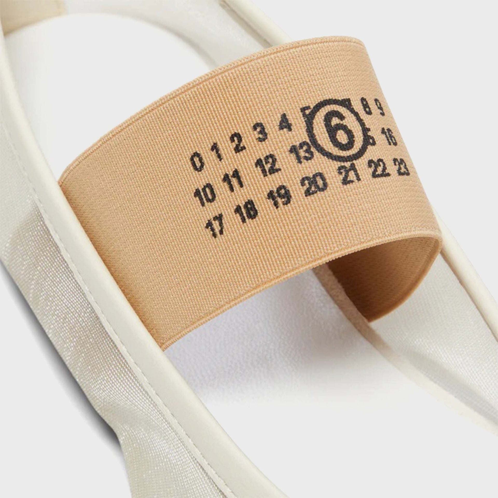 MM6 Maison Margiela WMNS Anatomic Numeric Ballerina - Bleached Sand