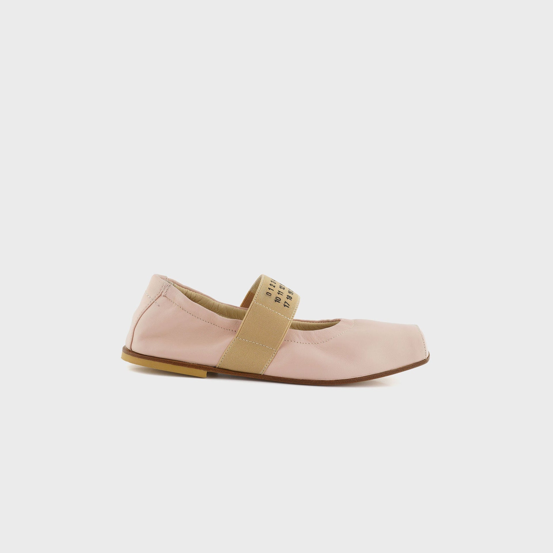 MM6 Maison Margiela GS Square Toe Ballerina Flats - Pink