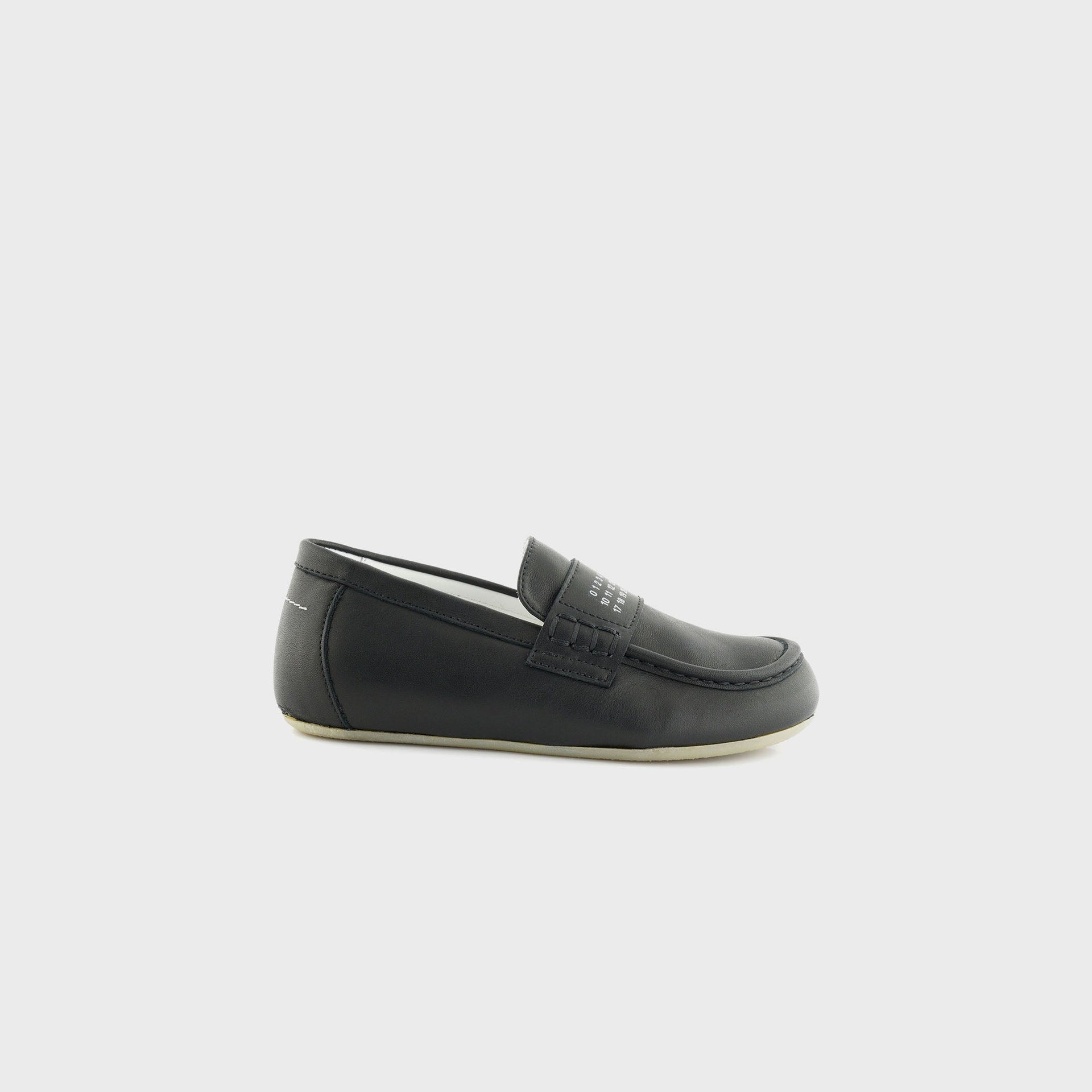 MM6 Maison Margiela PS Moccasin Leather Loafer - Black