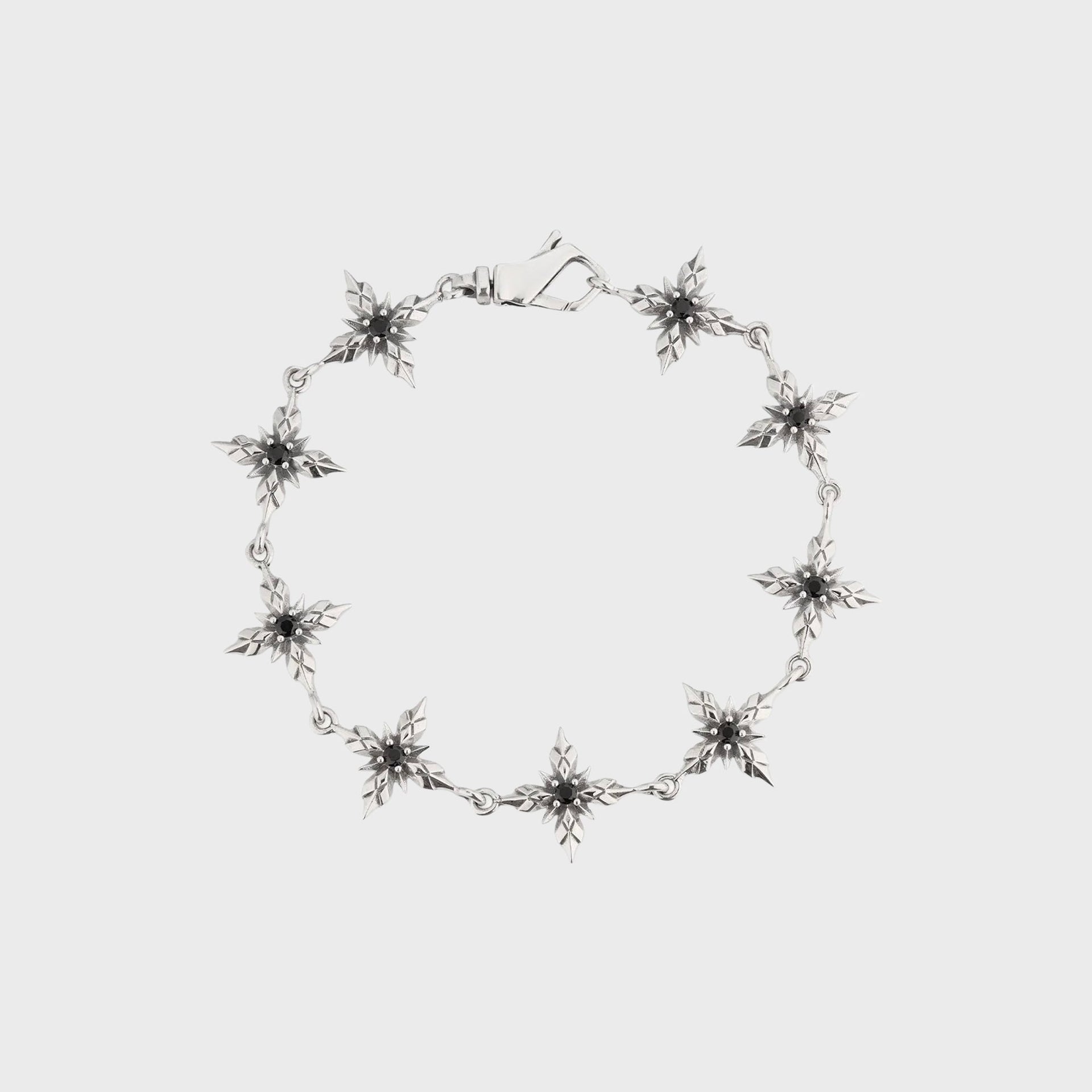 Emanuele Bicocchi Stella Ventis Crystal Bracelet - Black
