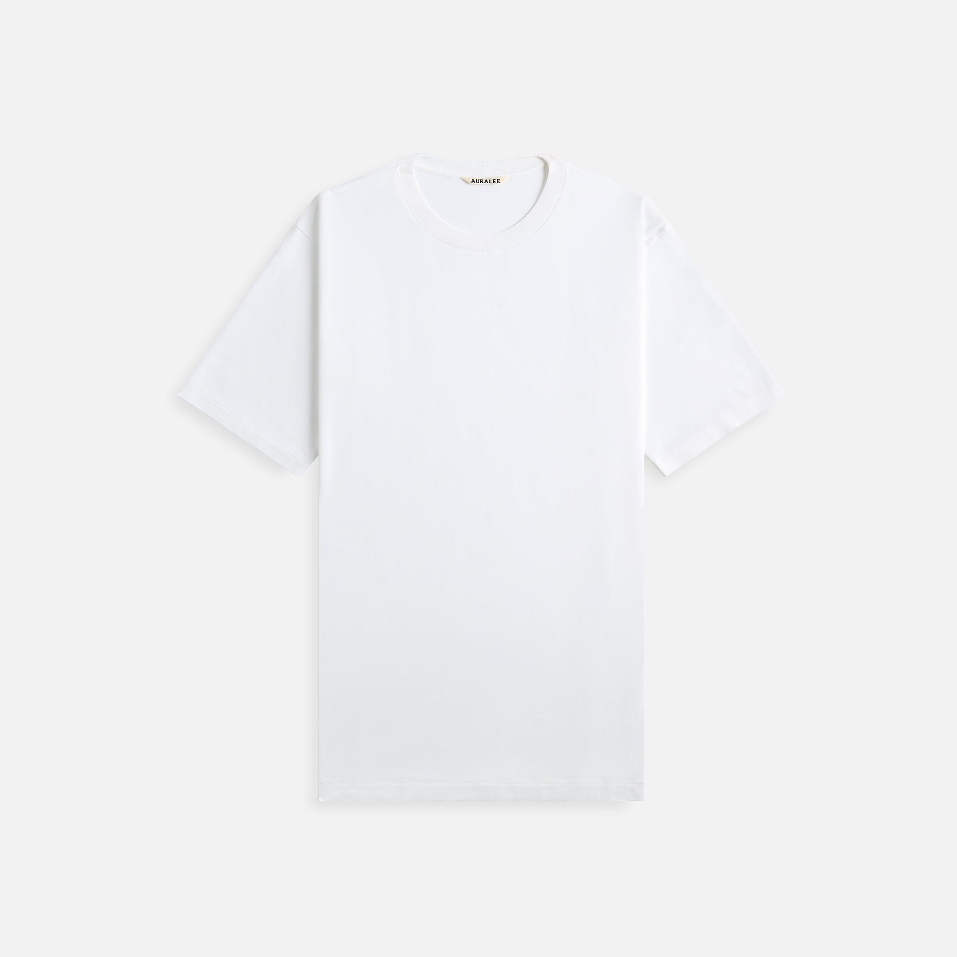 Auralee Luster Plaiting Tee - White